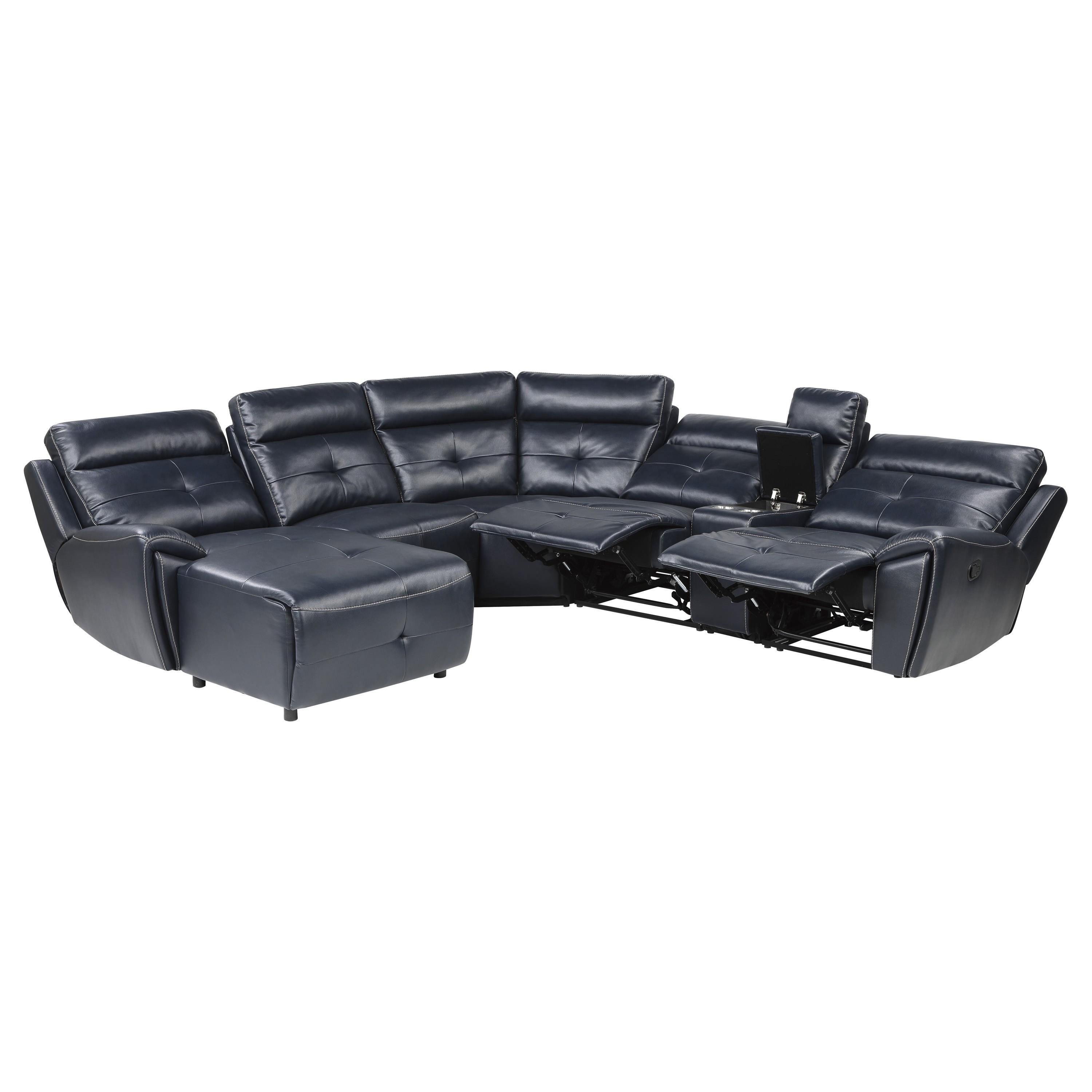 

    
Homelegance 9469NVB*6LCRR Avenue Reclining Sectional Navy 9469NVB*6LCRR
