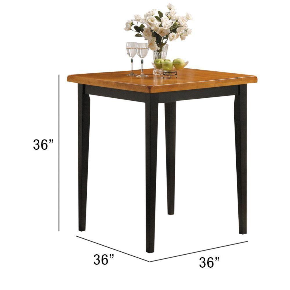 

    
Modern Oak & Black Counter Table + 4x Stools Set by Acme Gaucho 07285-5pcs
