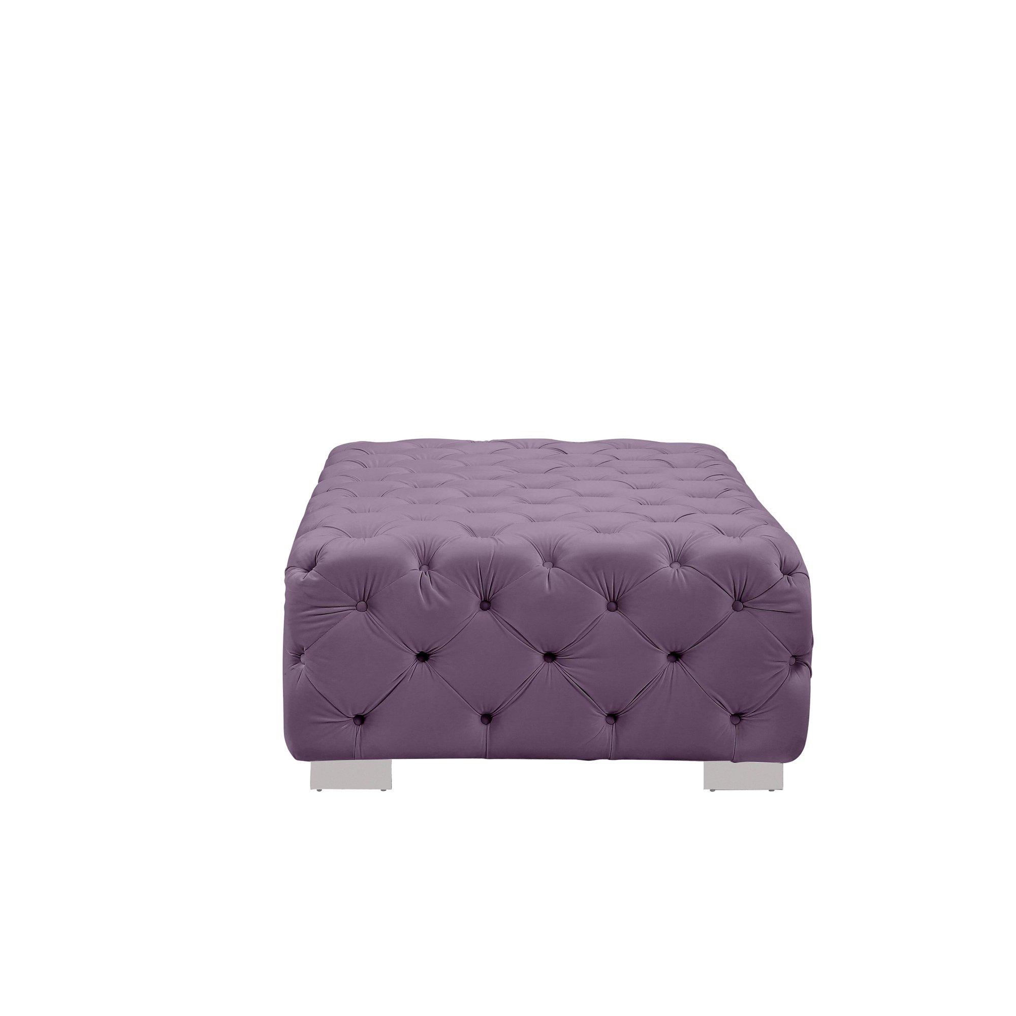 

                    
Acme Furniture Qokmis Ottoman Purple Velvet Purchase 
