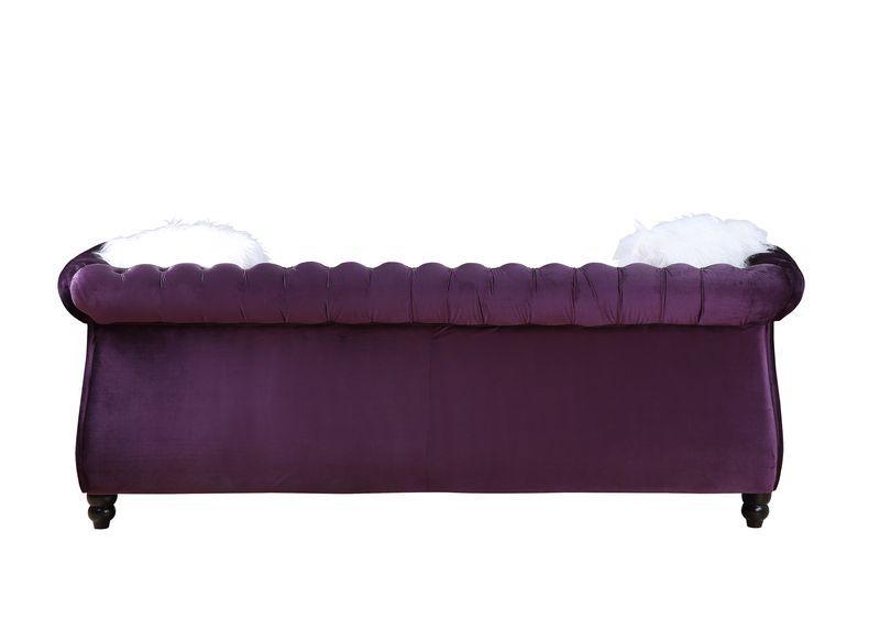 

    
Acme Furniture Thotton Sofa Purple LV00340
