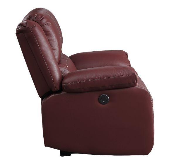

    
Acme Furniture Zuriel Recliner Red 52153
