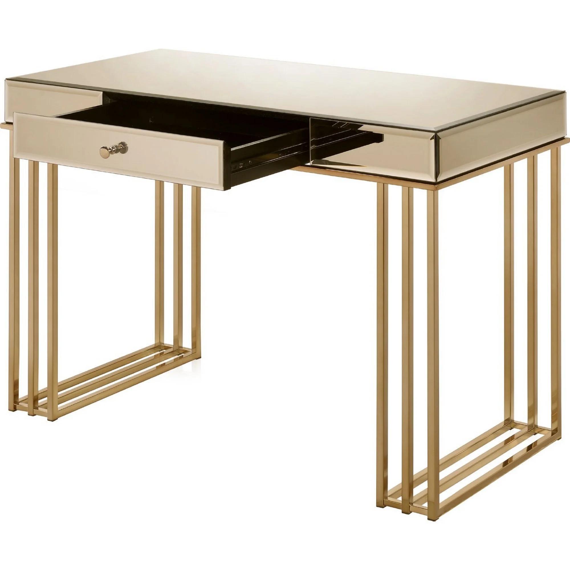 

    
Acme Furniture Critter Desk Chair Champagne 92981-2pcs
