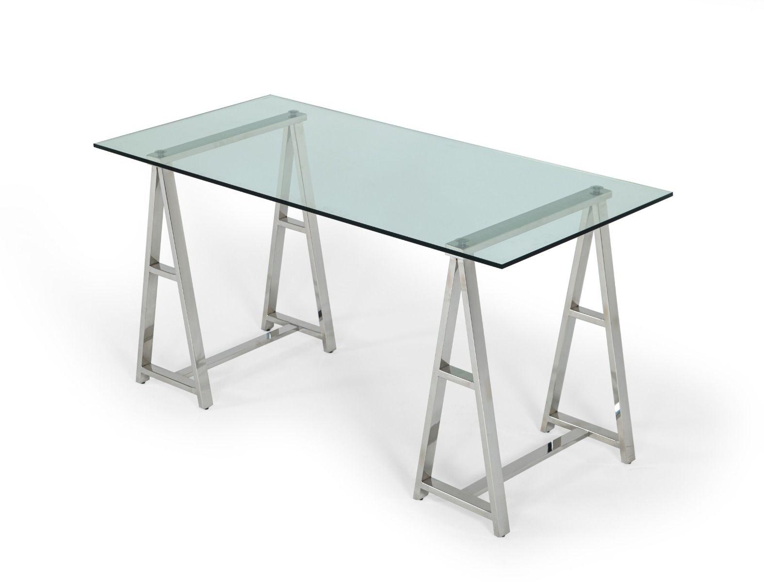 

    
VIG Furniture Ostro Desk Chrome/Clear VGGMCP-705D-GL-SS-DESK
