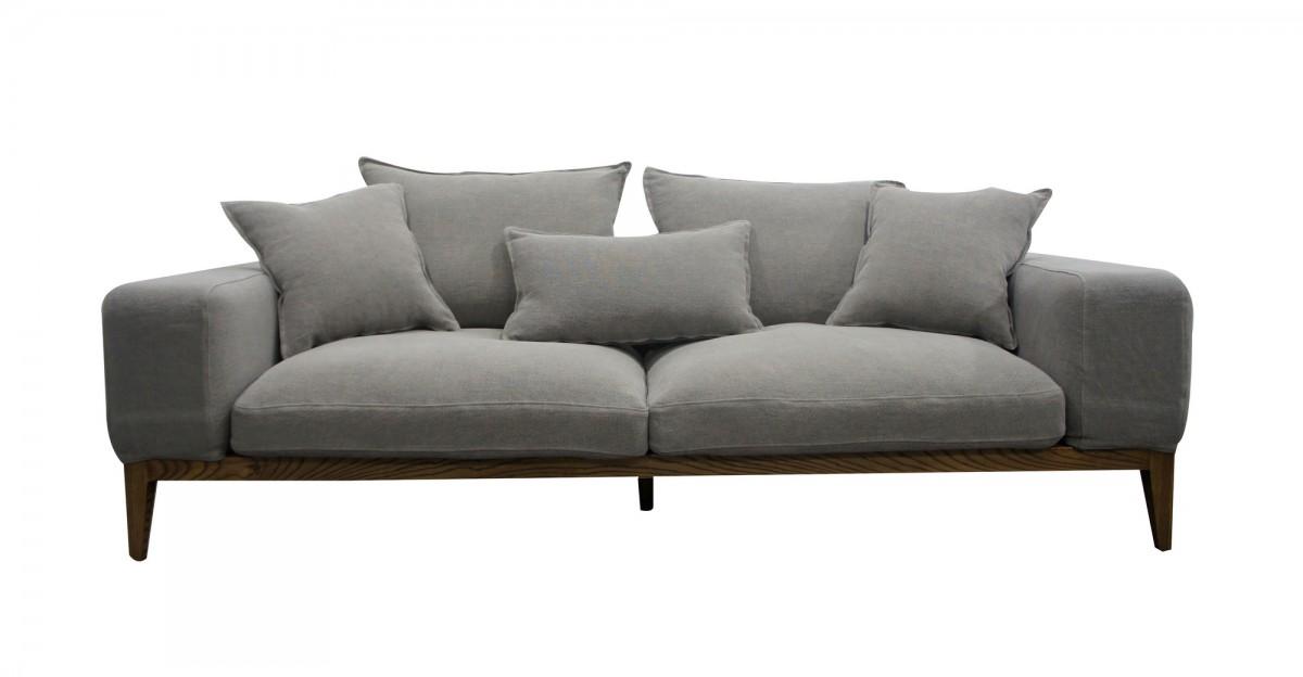 Contemporary, Modern Loveseat Corina VGUIMY694-L in Gray Fabric