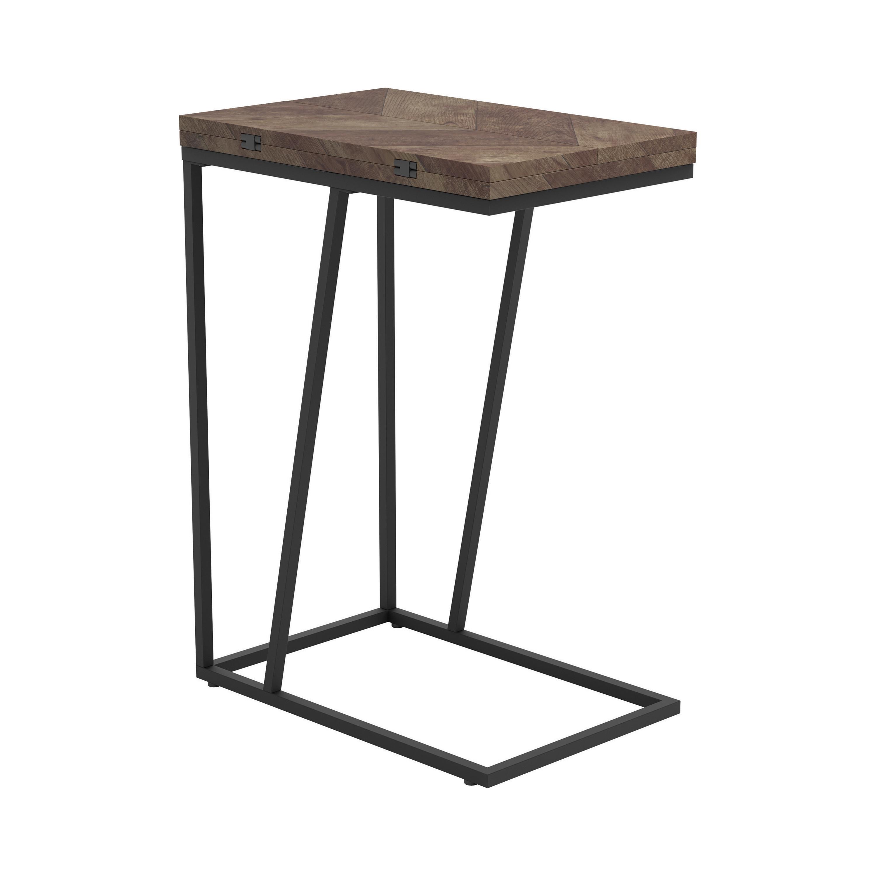 

    
Modern Tobacco Finish Wood & Metal Expandable Accent Table Coaster 931157
