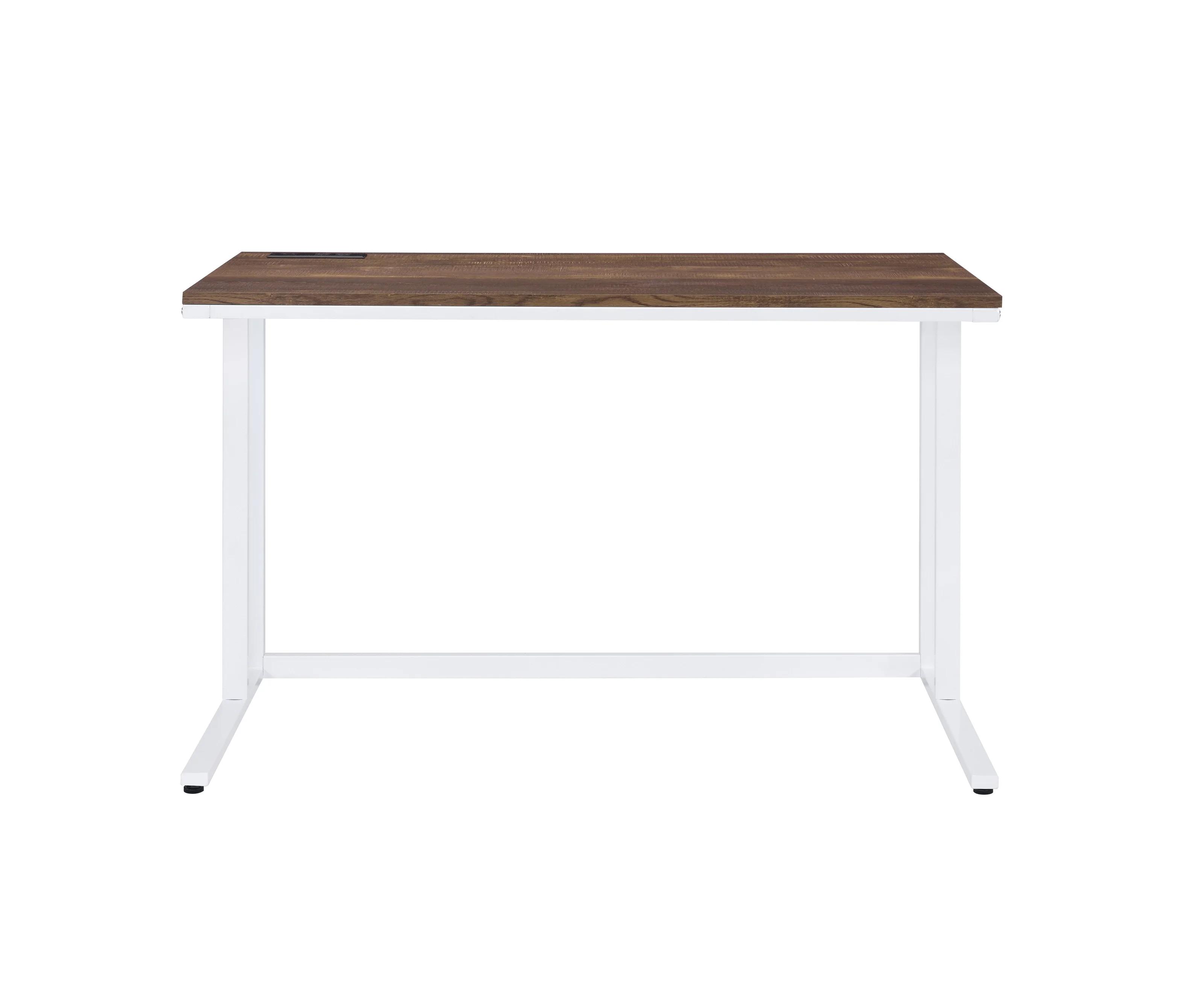 

    
Modern Walnut & White Finish Desk by Acme 93094 Tyrese
