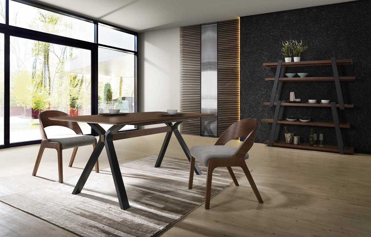 

    
Modern Walnut & Grey Fabric Dining Chair Set of 2 by VIG Modrest Runyon
