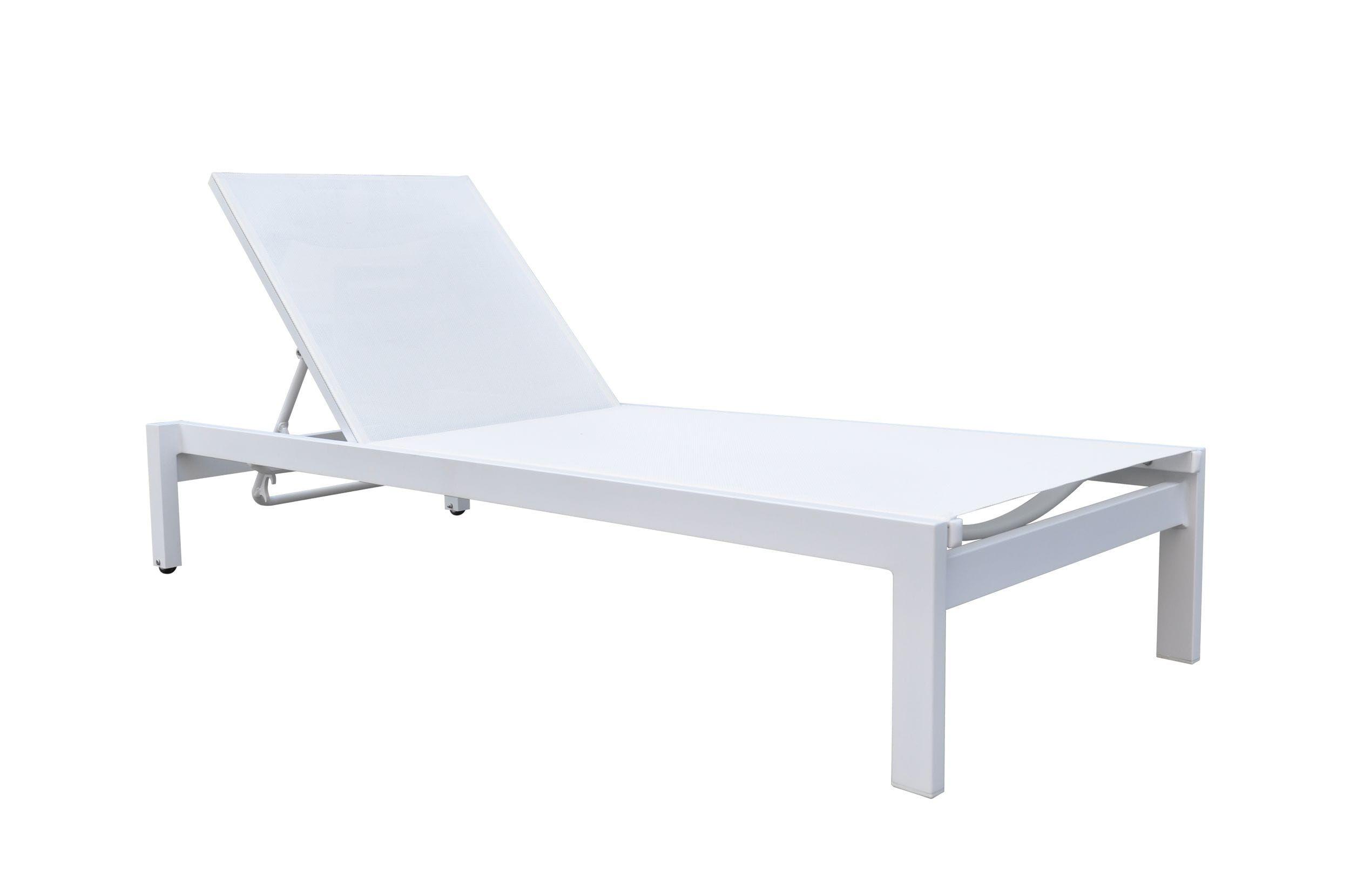 

    
Modern White Aluminium Outdoor Chaise Lounger VIG Furniture Renava Kayak VGGERHAEGEAN-GRY
