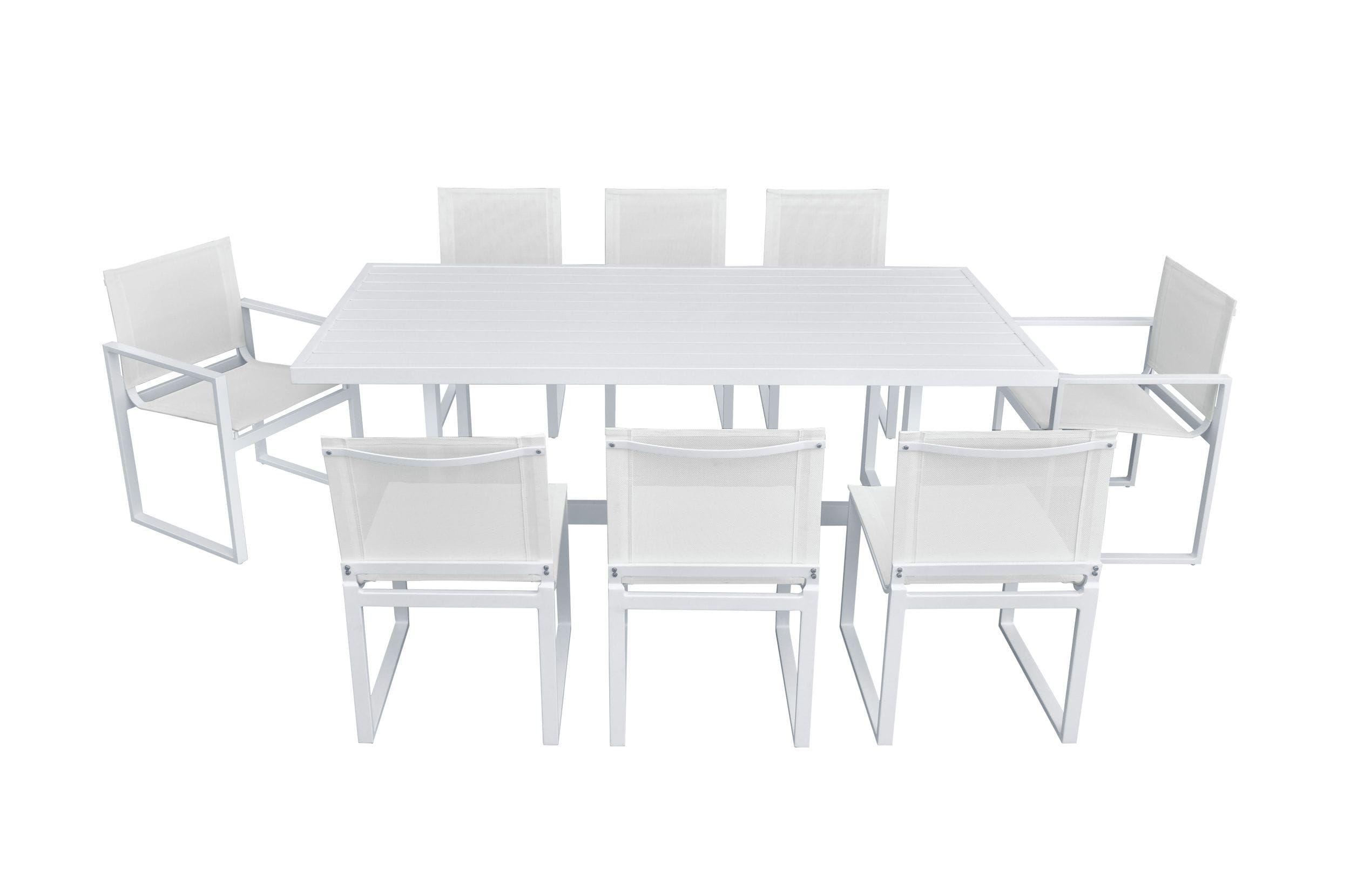 

    
 Shop  Modern Off-White Aluminium Outdoor Dining Table VIG Furniture Renava Wake VGGEMONTALK-CH-WHT-1
