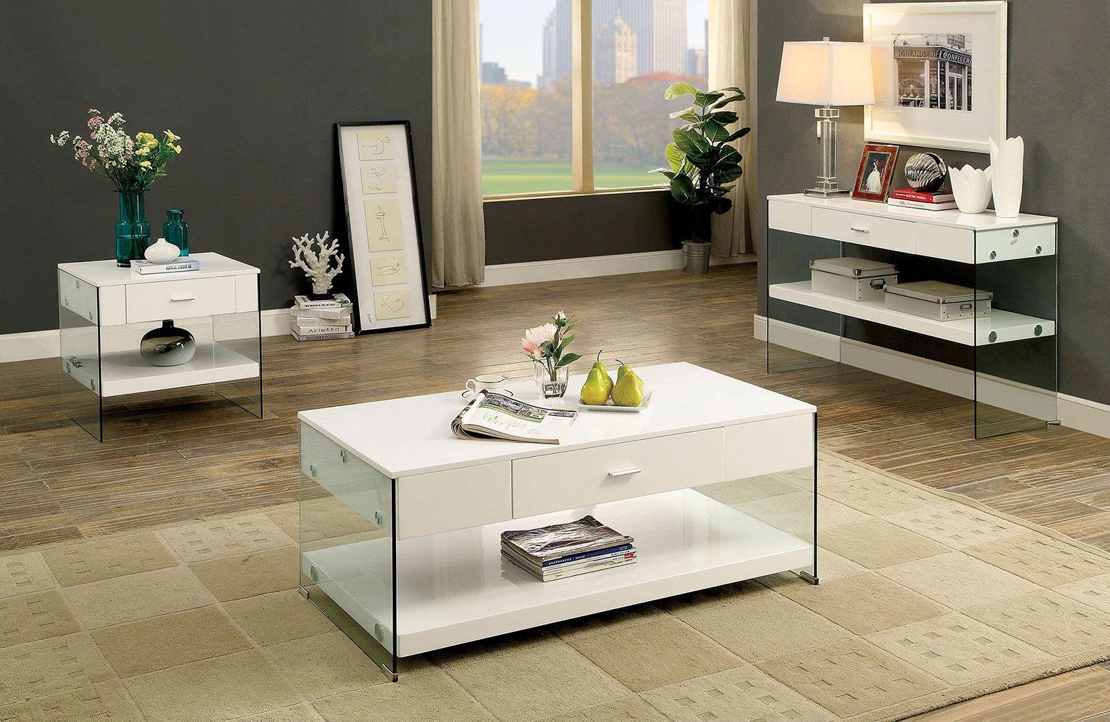 

                    
Furniture of America RAYA CM4451WH-C Coffee Table White  Purchase 

