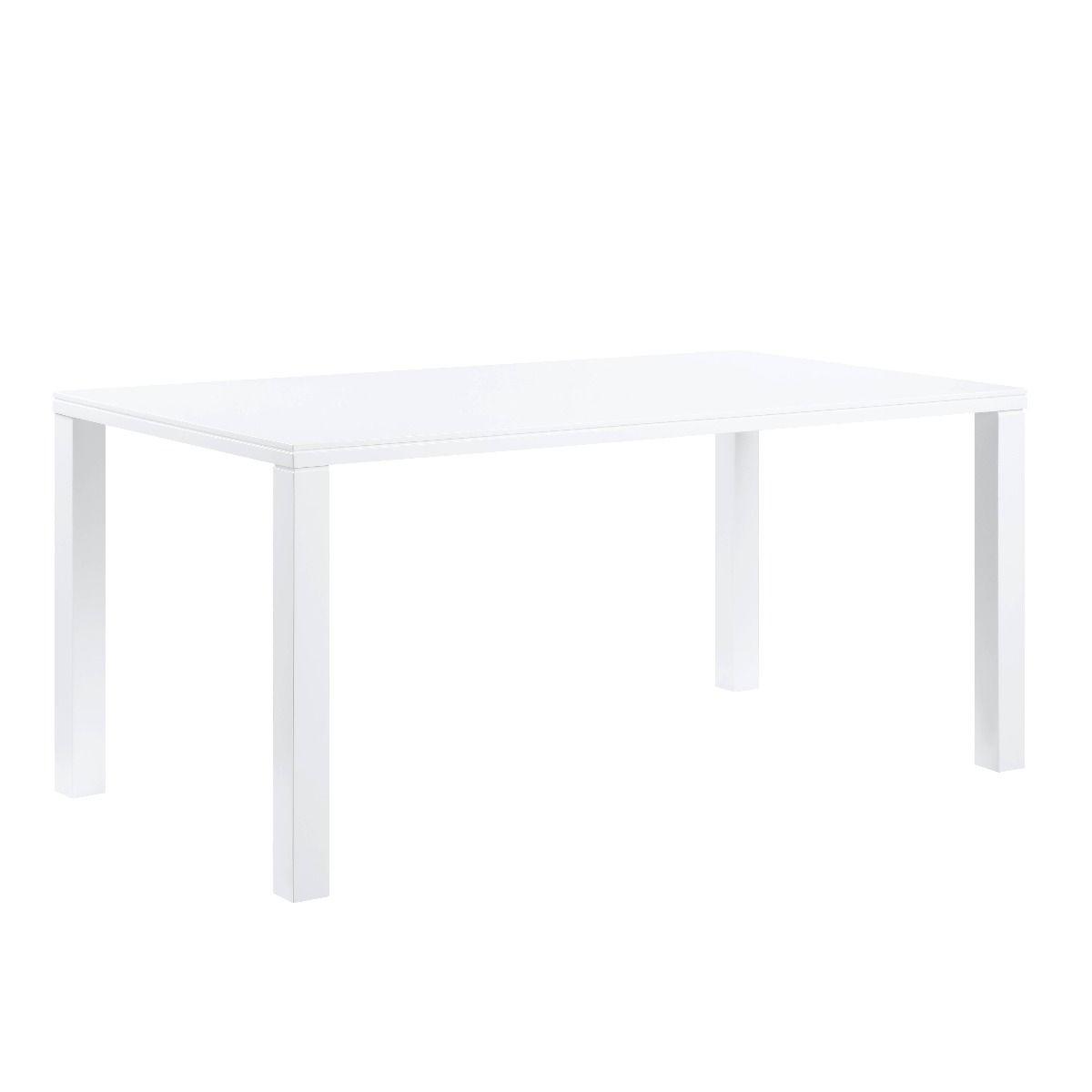 

    
Modern White High Gloss Dining Table + 6x Chairs by Acme Pagan DN00740-7pcs
