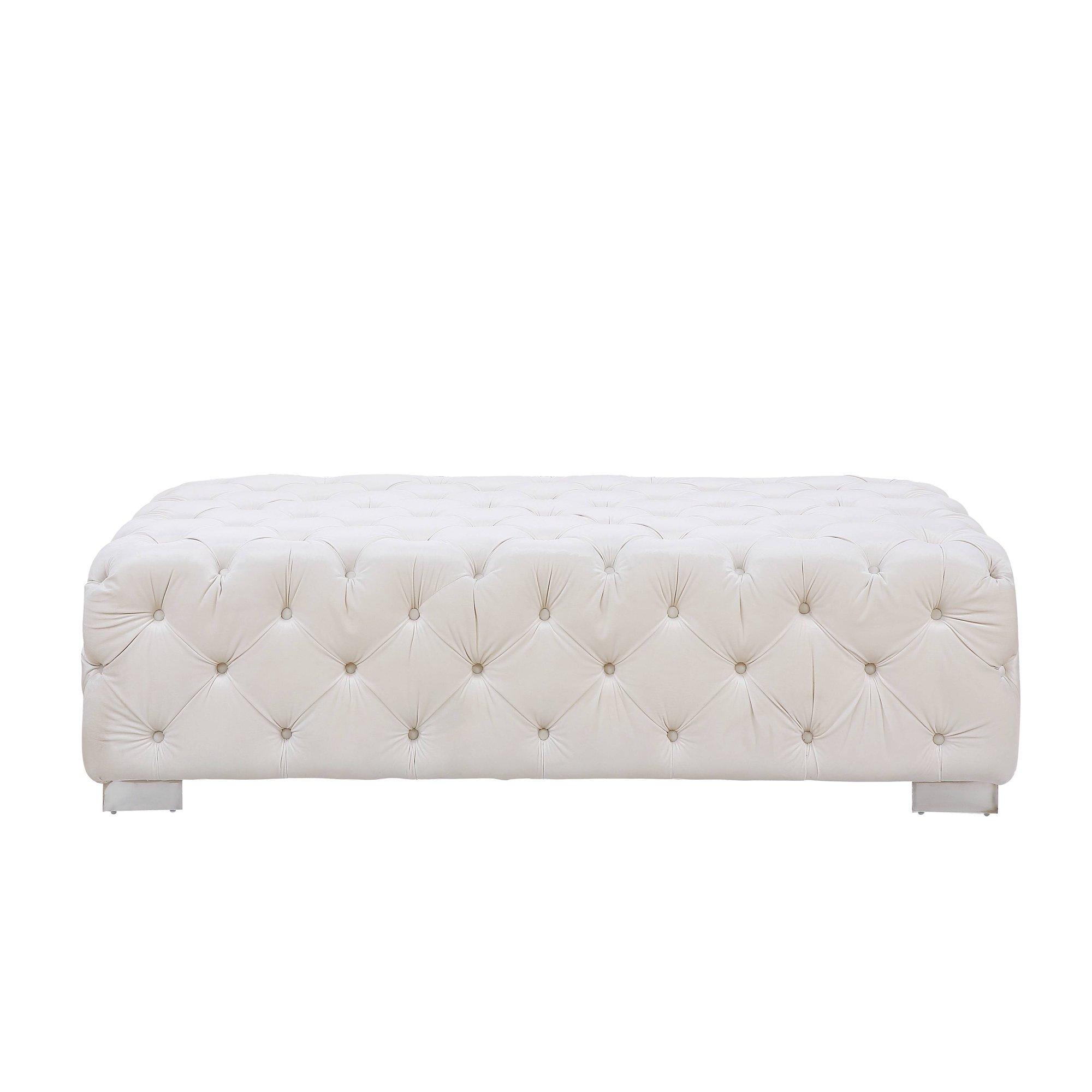 

    
Acme Furniture Qokmis Ottoman White LV00392
