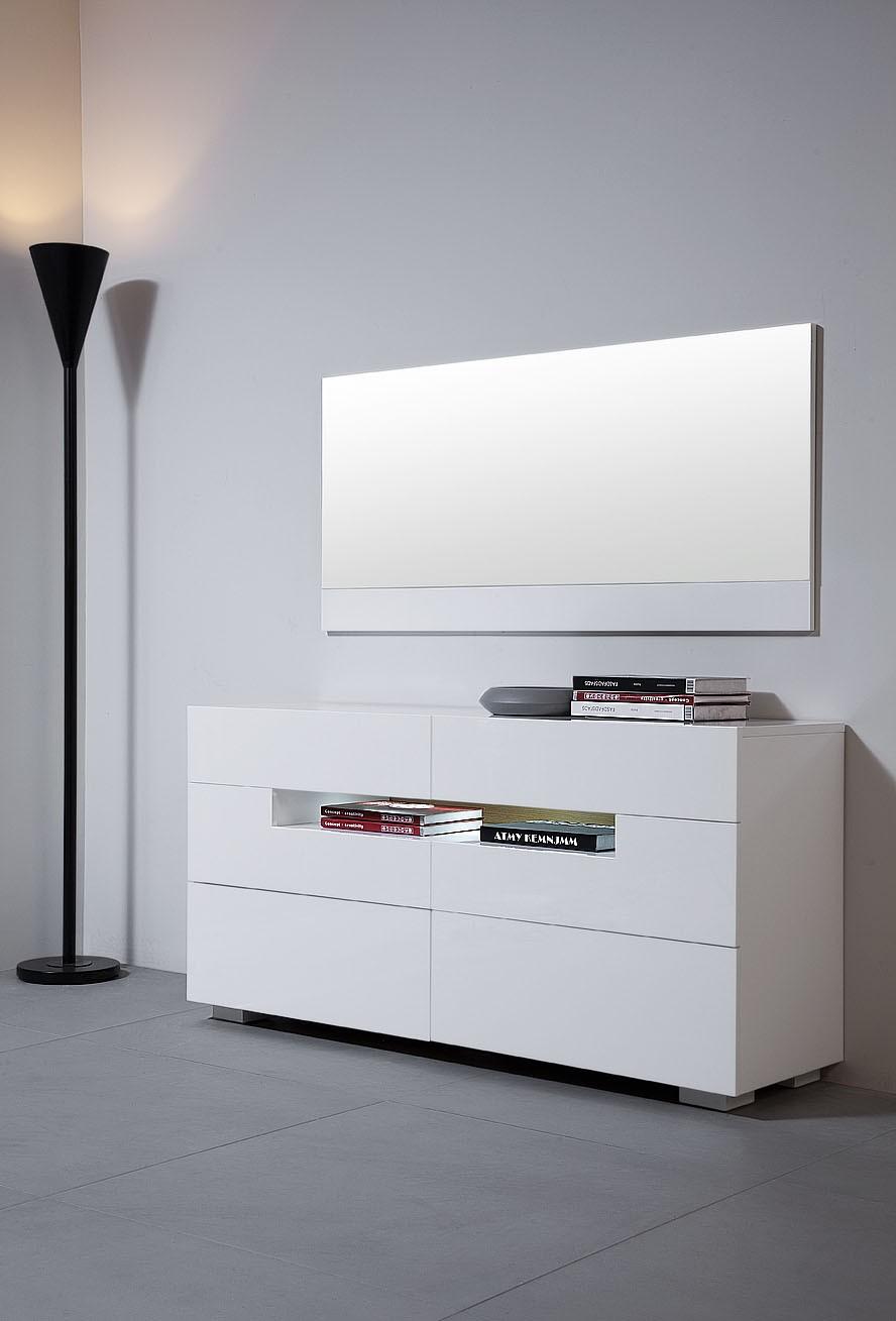 

    
Dresser w/LED in White Lacquer VIG Modrest Ceres Modern
