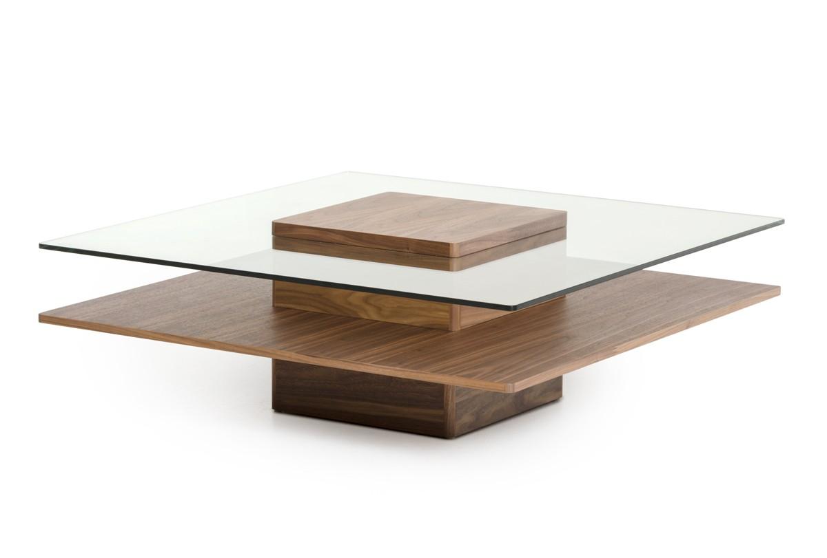 

    
VIG Modrest Clarion Modern Walnut Glass Coffee Table Contemporary
