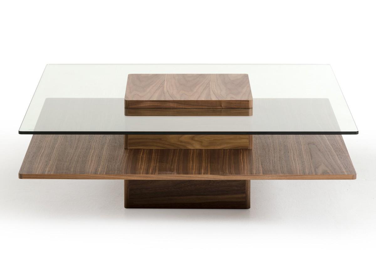 

    
VIG Modrest Clarion Modern Walnut Glass Coffee Table Contemporary

