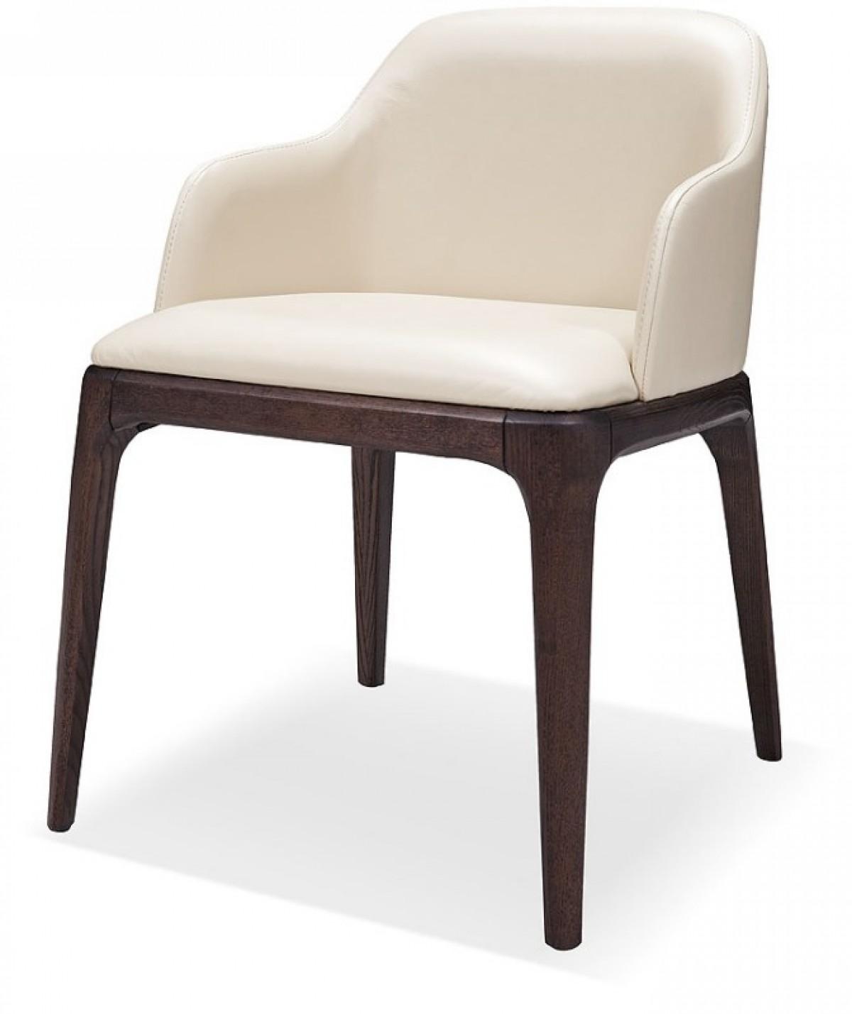 

    
Cream Eco-Leather Dining Chair Set 2Pcs Modrest Margot Modern
