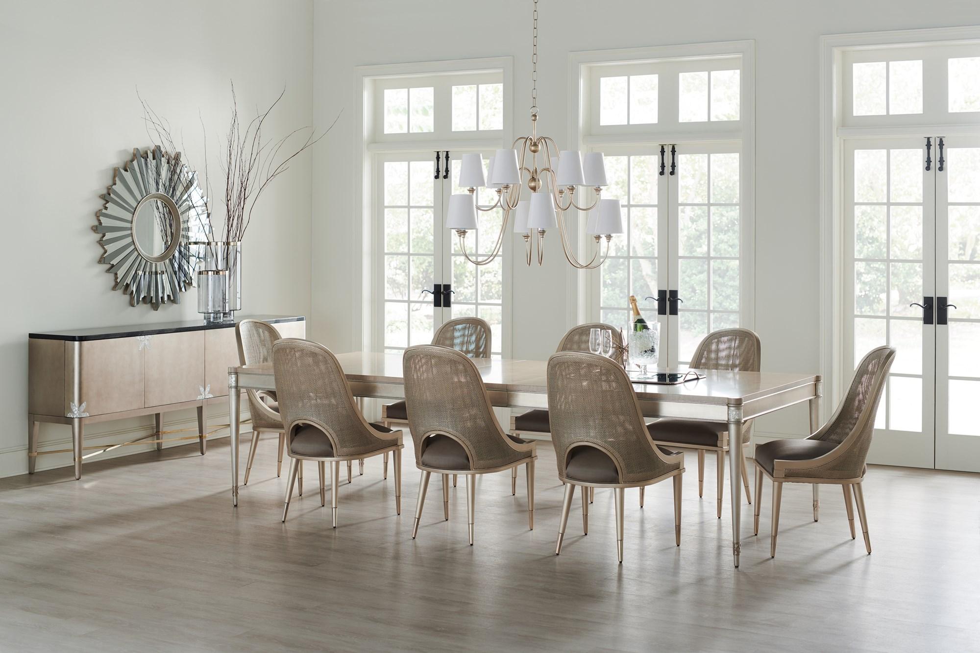 Classic Dining Table GET THE PARTY STARTED CLA-419-207 in Silver 