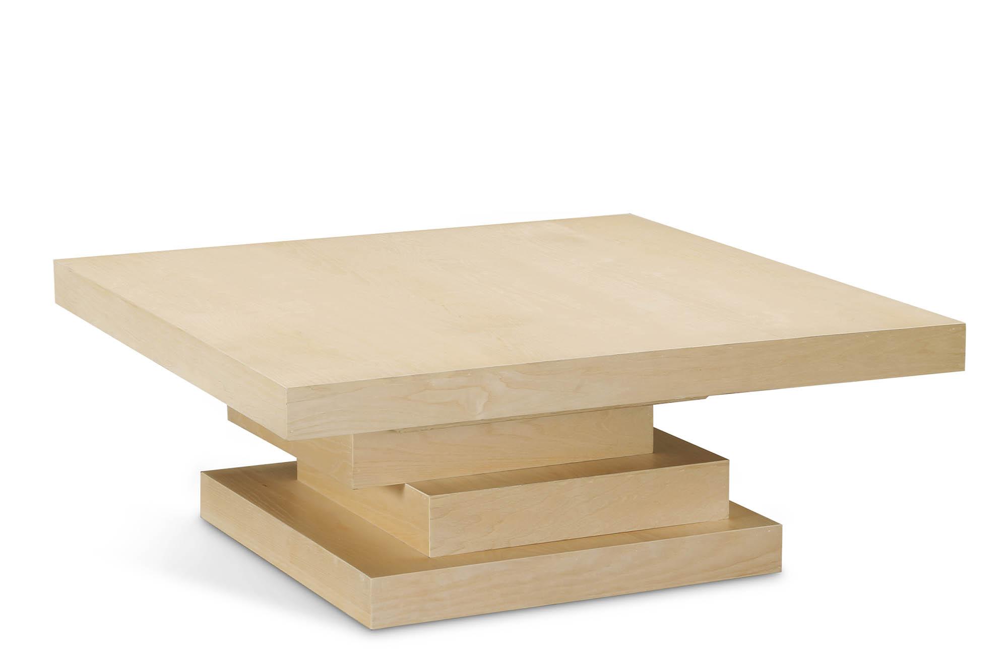 Contemporary, Modern Coffee Table WESTMOUNT 499Natural-CT 499Natural-CT in Natural 