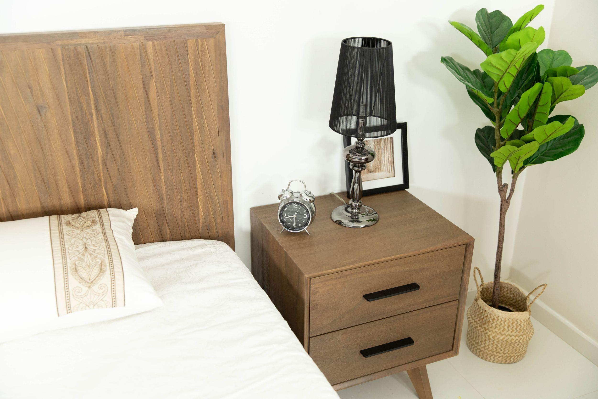 

    
 Order  Natural Light Mocha Acacia Nightstand Set by VIG Modrest Claire
