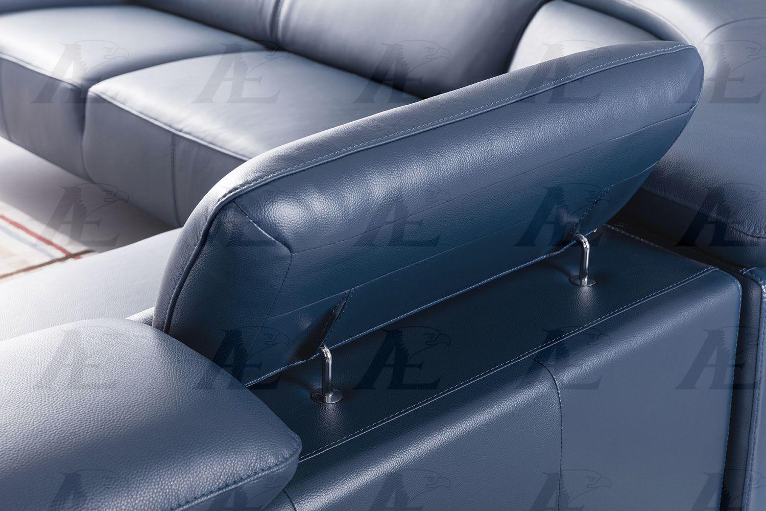 

                    
Buy Navy Blue Italian Top Grain Leather Sectional Sofa EK-L8002M-NB American Eagle
