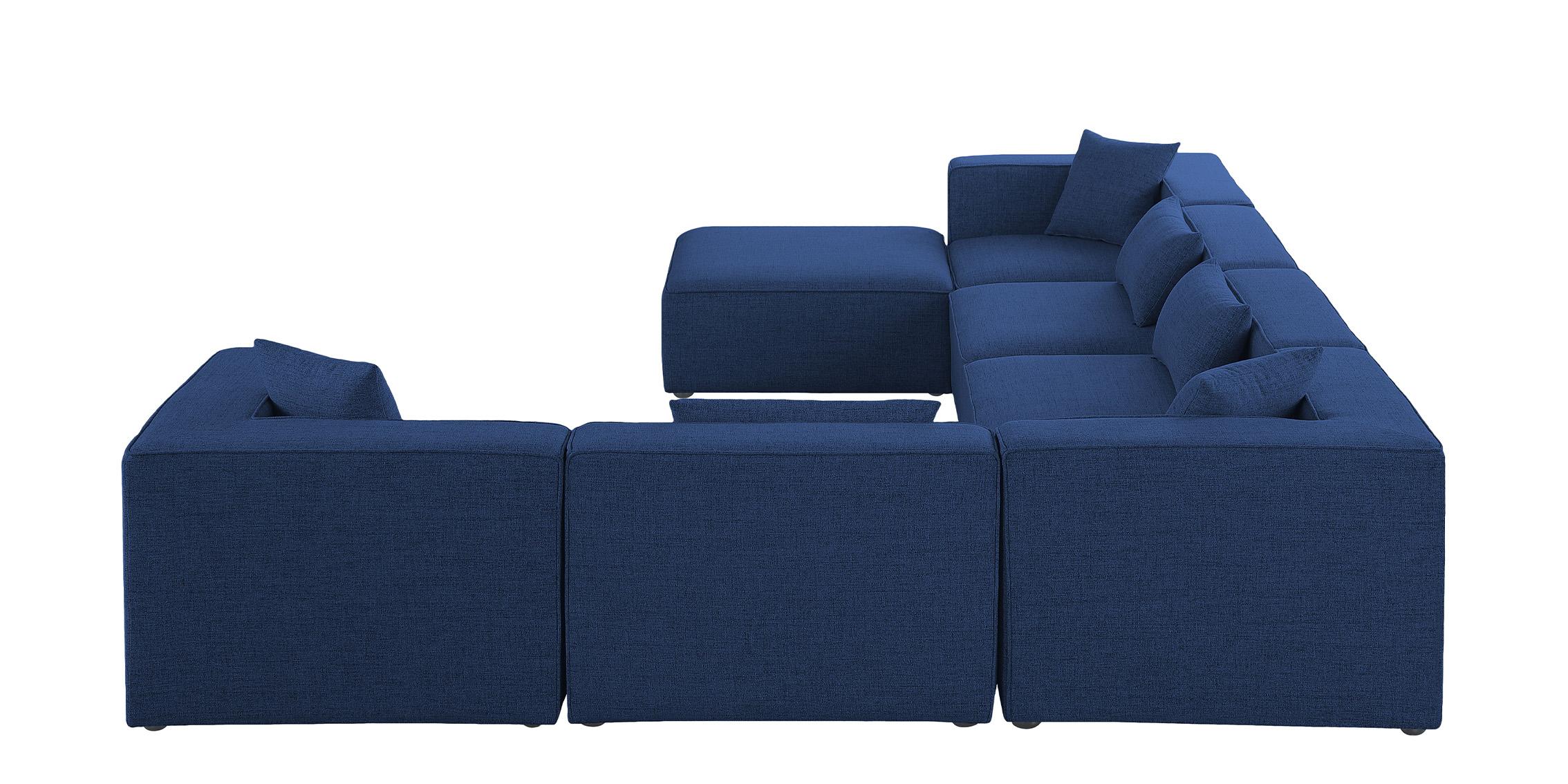 

        
Meridian Furniture CUBE 630Navy-Sec7A Modular Sectional Sofa Navy Linen 94308264332
