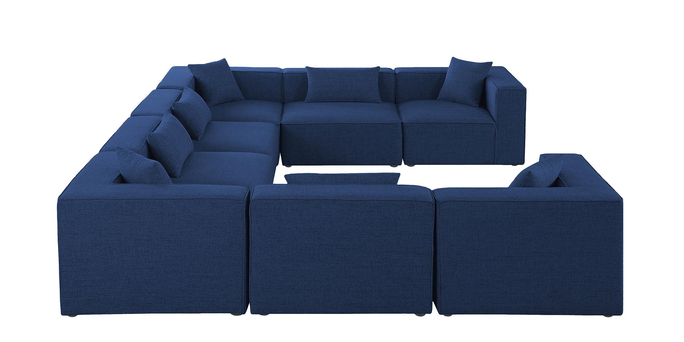 

        
Meridian Furniture CUBE 630Navy-Sec8A Modular Sectional Sofa Navy Linen 94308264363
