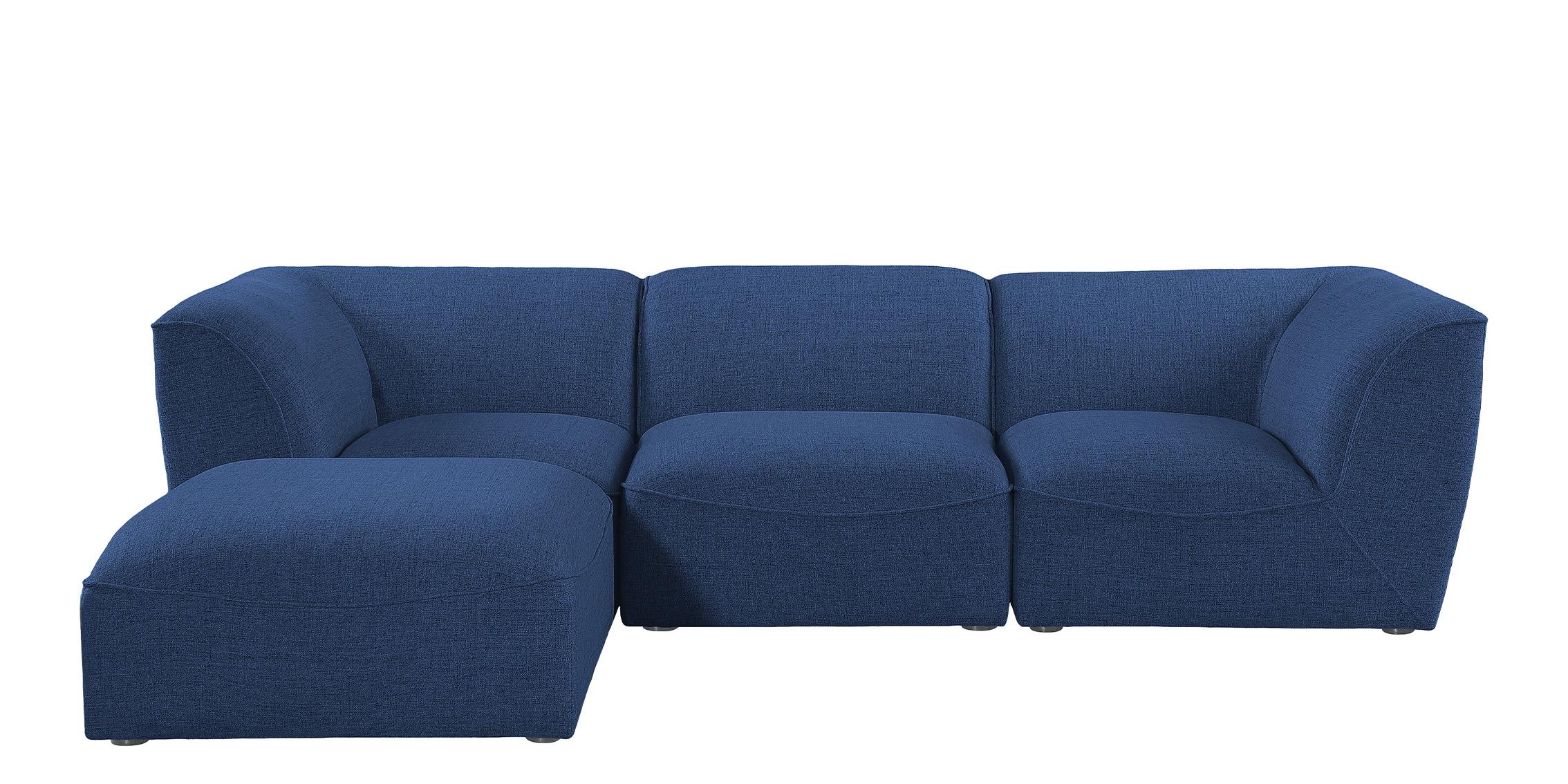 

    
683Navy-Sec4A Meridian Furniture Modular Sectional Sofa
