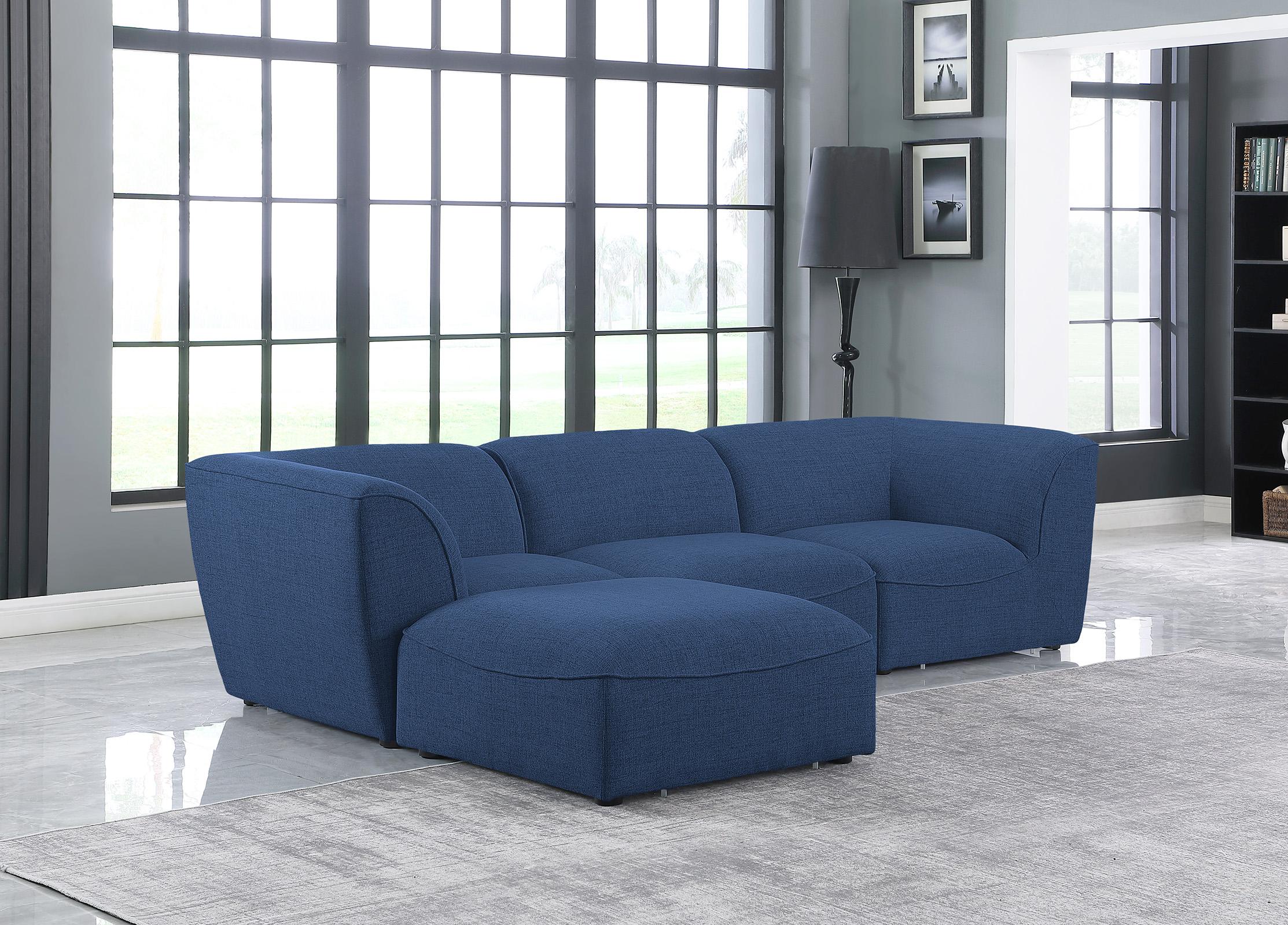 

        
Meridian Furniture MIRAMAR 683Navy-Sec4A Modular Sectional Sofa Navy Linen 94308264578
