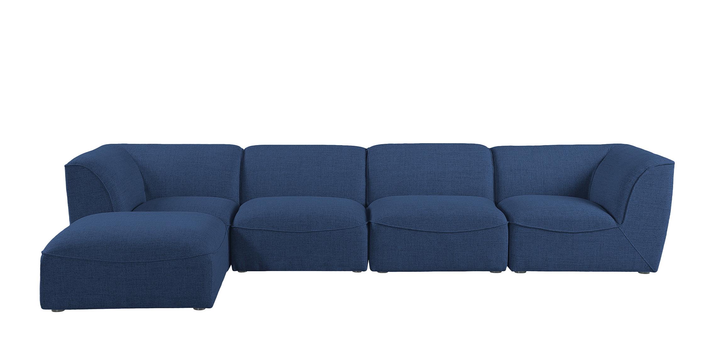 

    
683Navy-Sec5A Meridian Furniture Modular Sectional Sofa
