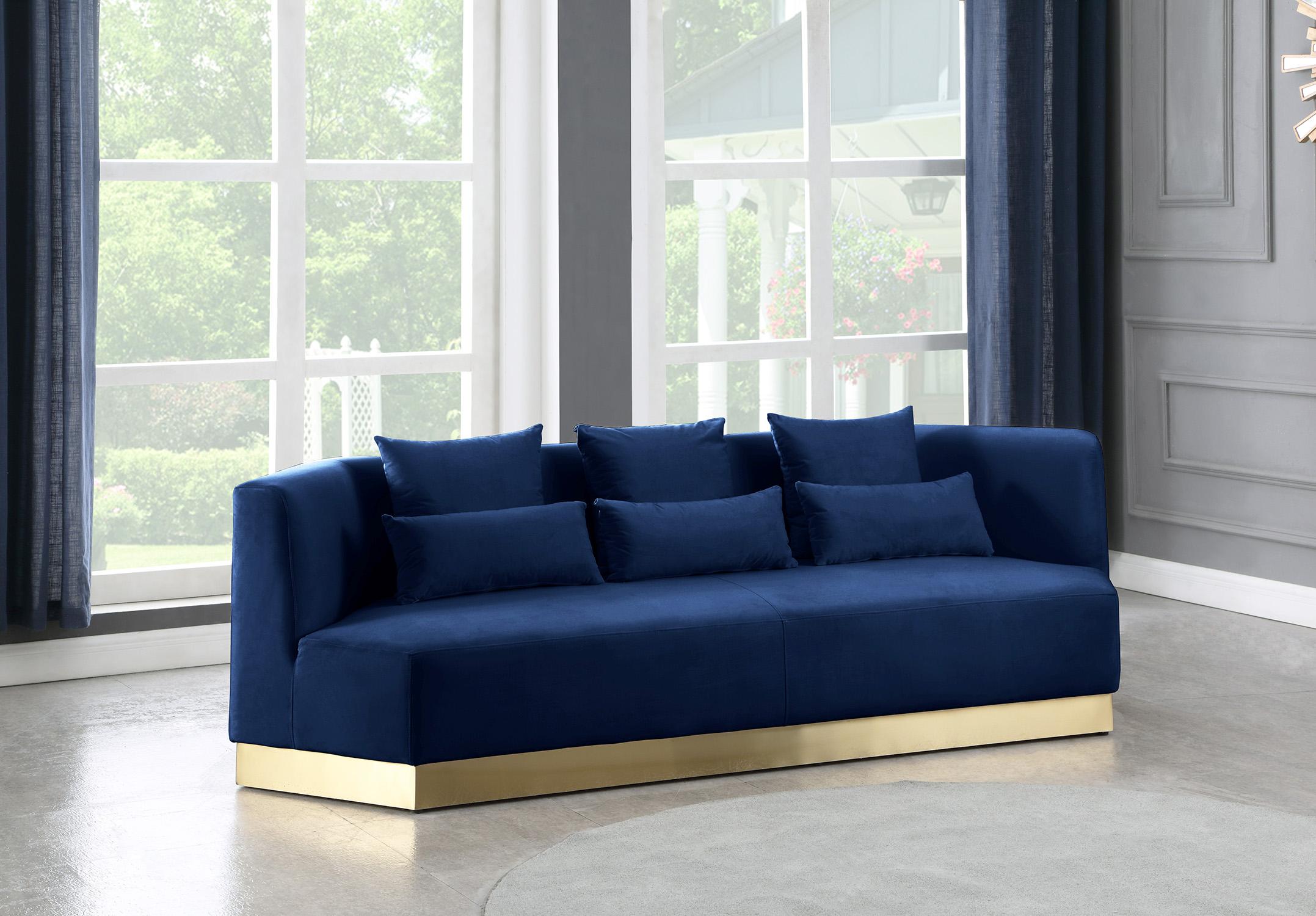 

    
Navy Velvet Sofa MARQUIS 600Navy Meridian Contemporary Modern
