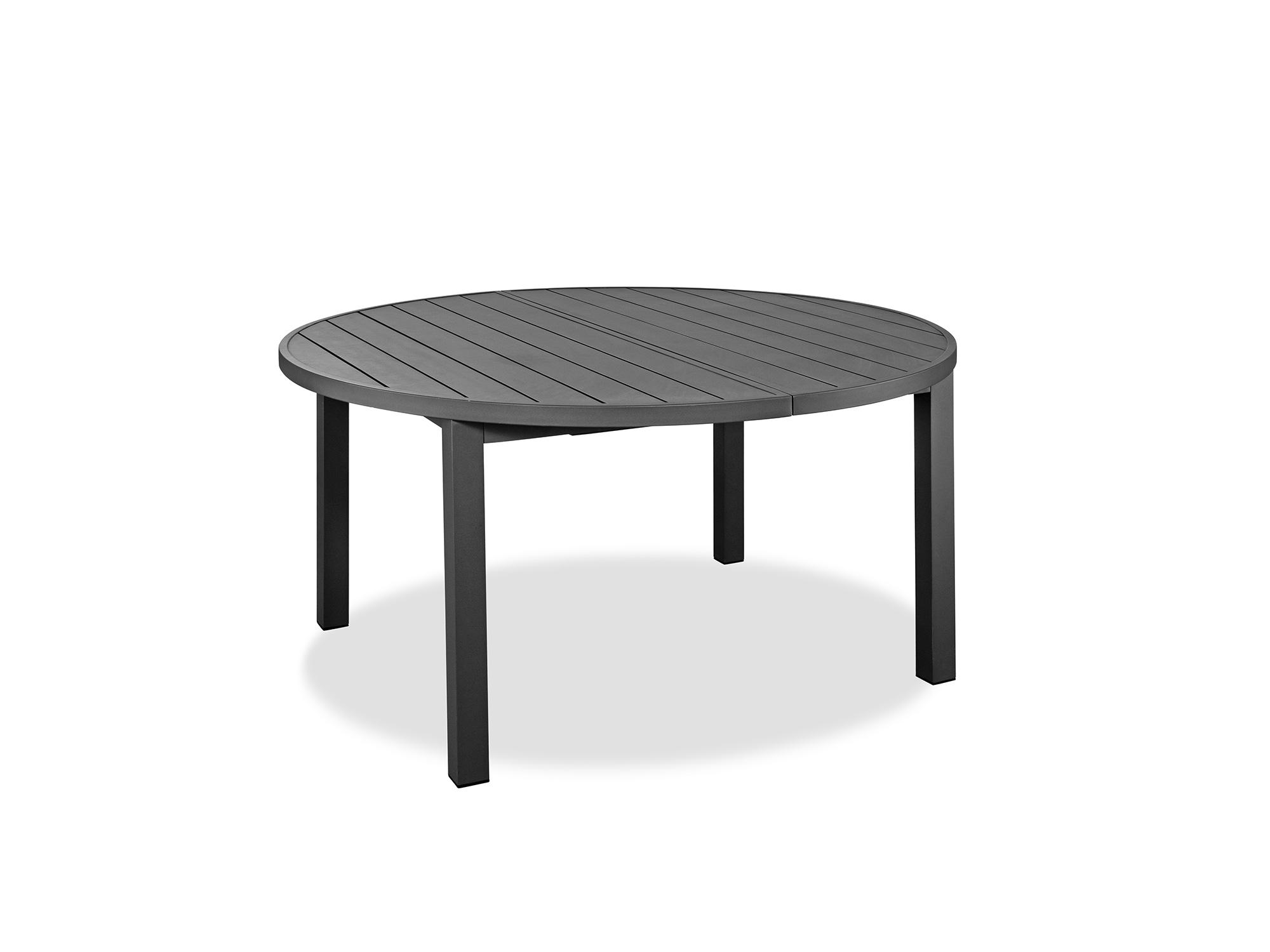 

    
Modern Gray Aluminium Outdoor Dining Table WhiteLine DT1565-GRY Aloha
