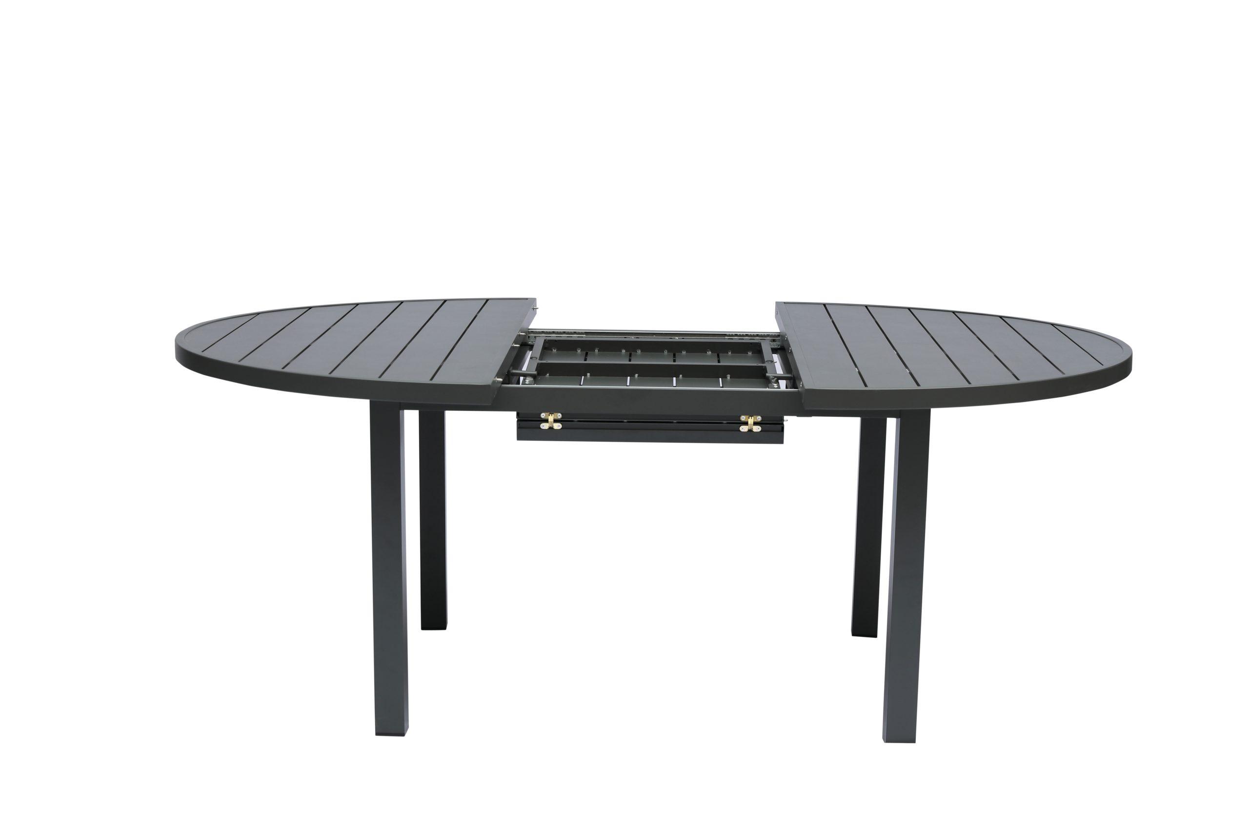 

    
Modern Gray Aluminium Outdoor Dining Table WhiteLine DT1565-GRY Aloha
