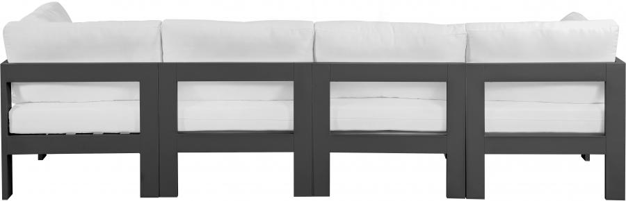 

        
Meridian Furniture NIZUC 376White-S120A Patio Sofa White/Gray Fabric 94308260938
