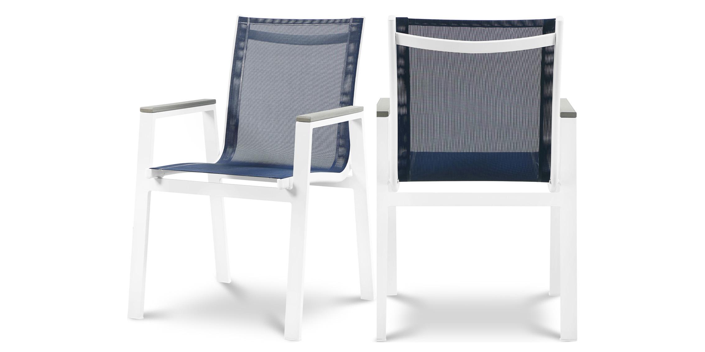 

    
Outdoor Patio Dining Chair Set 2Pcs NIZUC 366Navy-AC Meridian Contemporary
