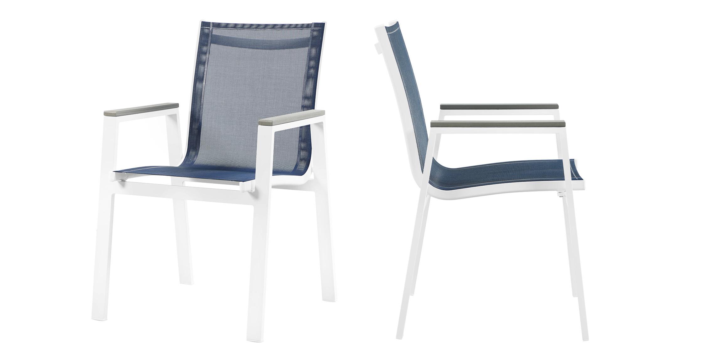 

    
Outdoor Patio Dining Chair Set 2Pcs NIZUC 366Navy-AC Meridian Contemporary

