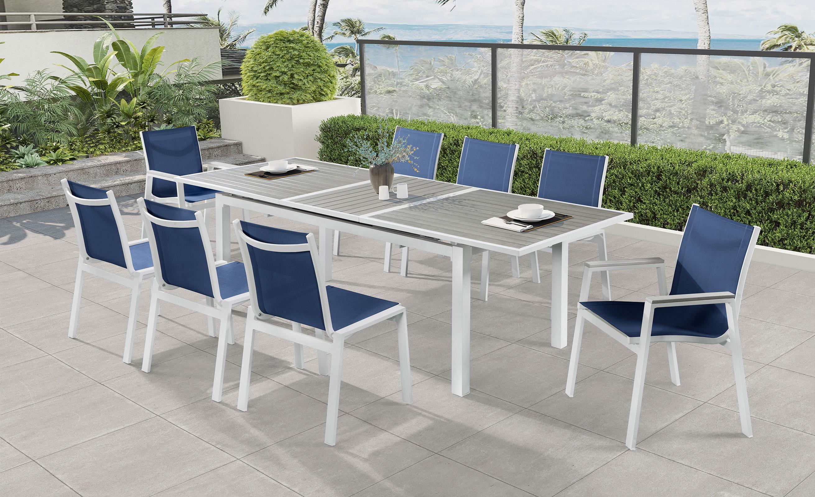 

        
Meridian Furniture NIZUC 366Navy-AC Patio Chair Set Navy/White  094308252629
