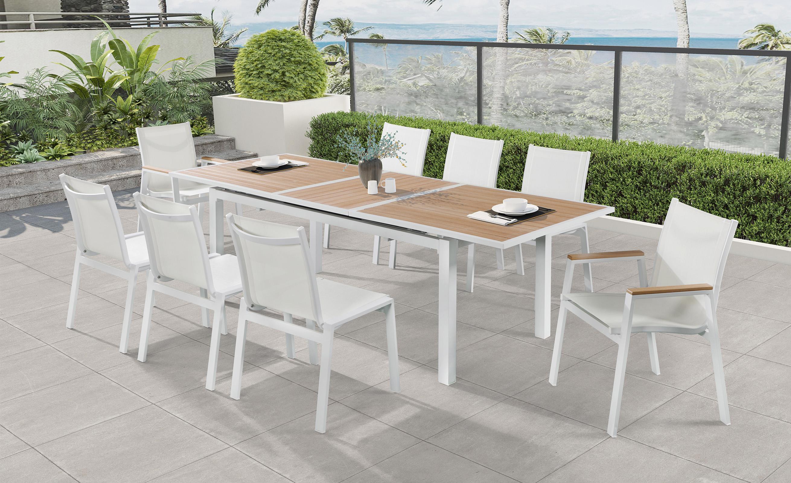 

        
Meridian Furniture NIZUC 365-T Patio Dining Table White/Brown  094308252544
