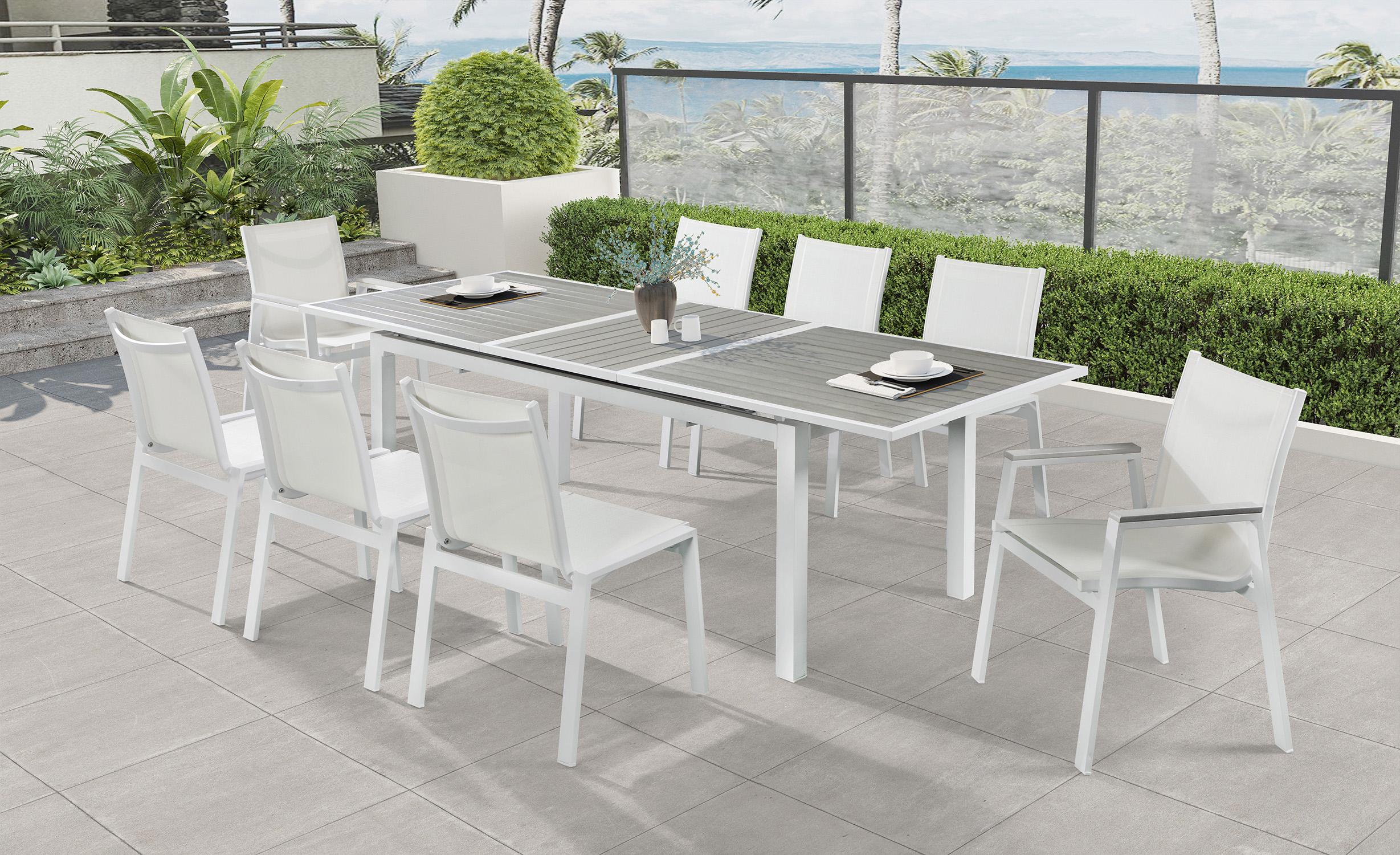 

        
Meridian Furniture NIZUC 366-T Patio Dining Table White/Gray  094308252551
