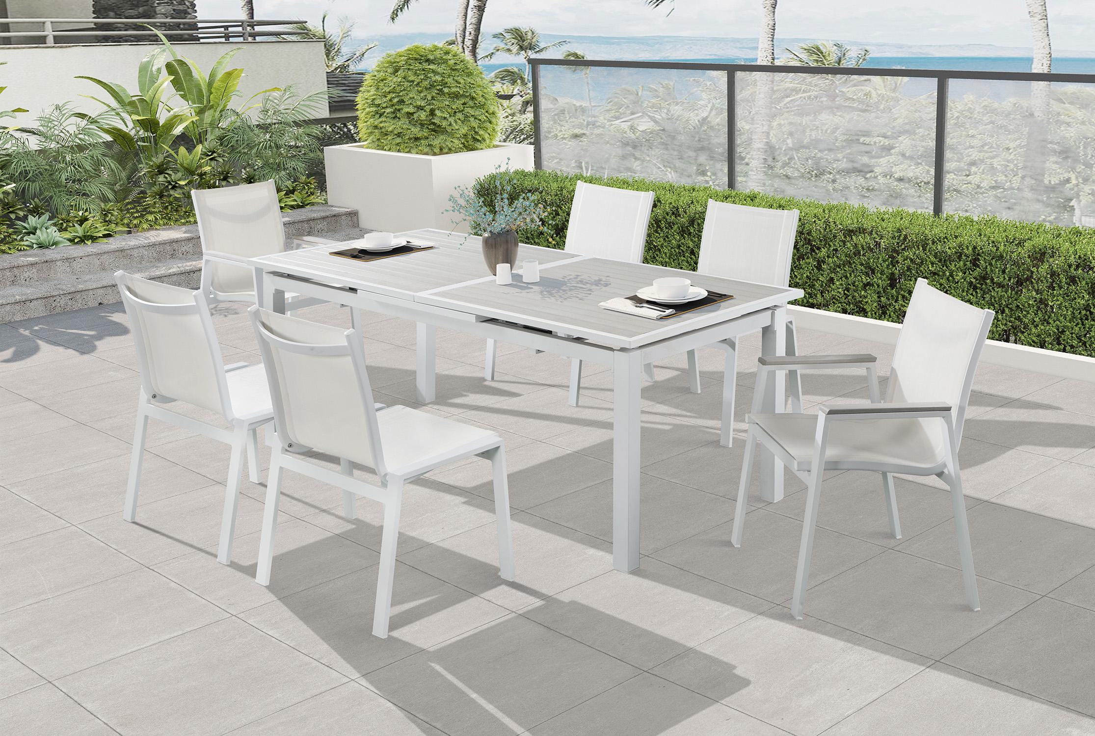 

    
Meridian Furniture NIZUC 366-T Patio Dining Table White/Gray 366-T
