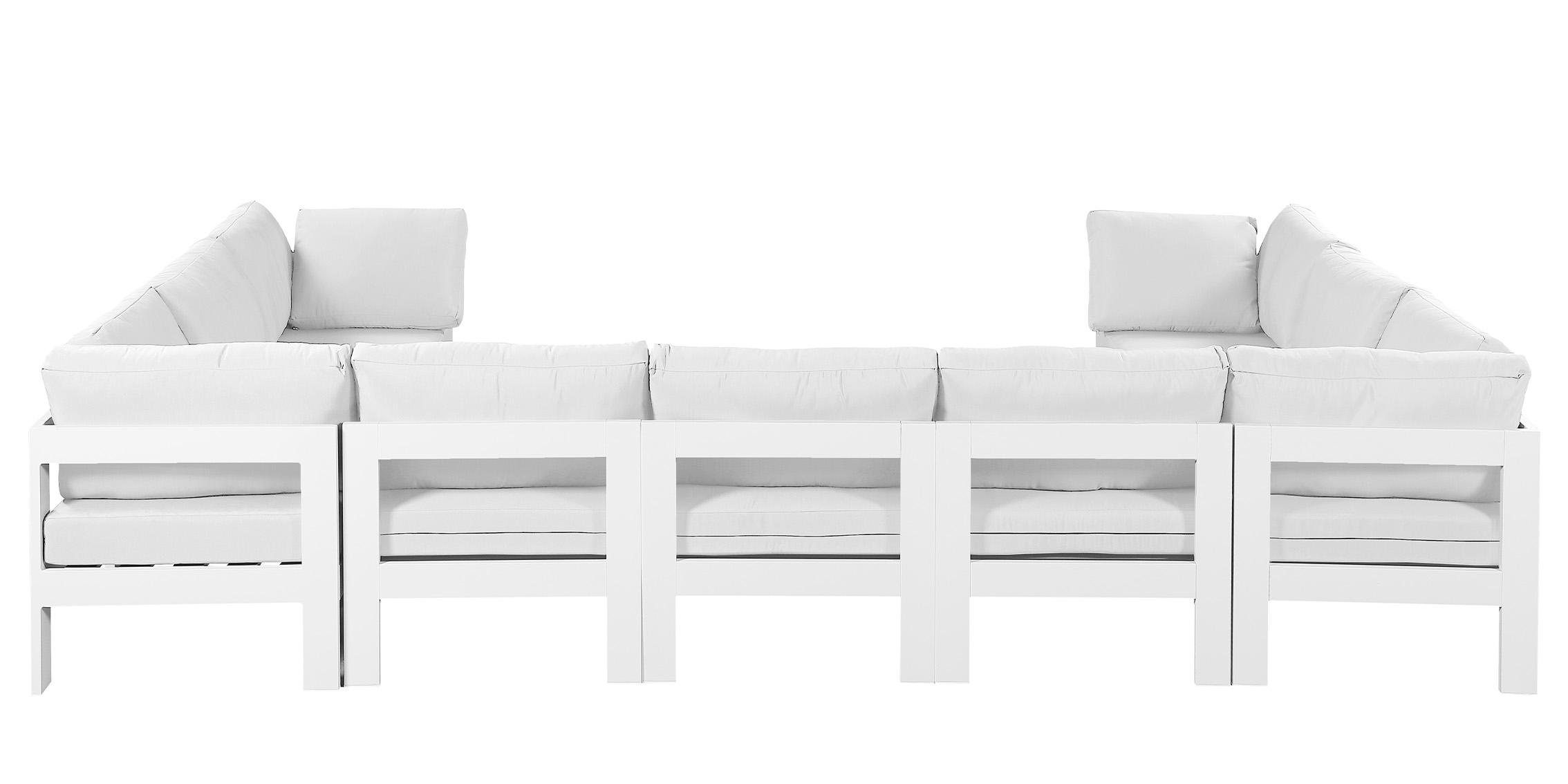 

        
Meridian Furniture NIZUC 375White-Sec9C Patio Sectional White Fabric 94308262314
