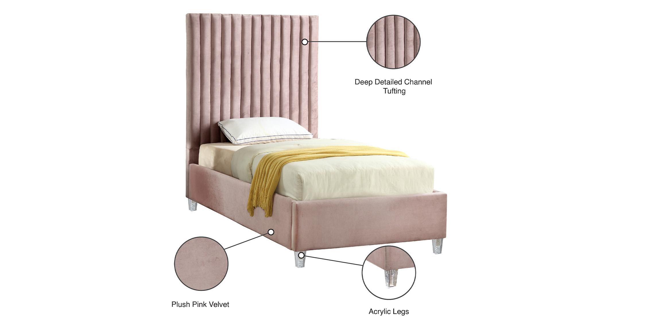 

    
Meridian Furniture Candace CandacePink-T Platform Bed Pink CandacePink-T
