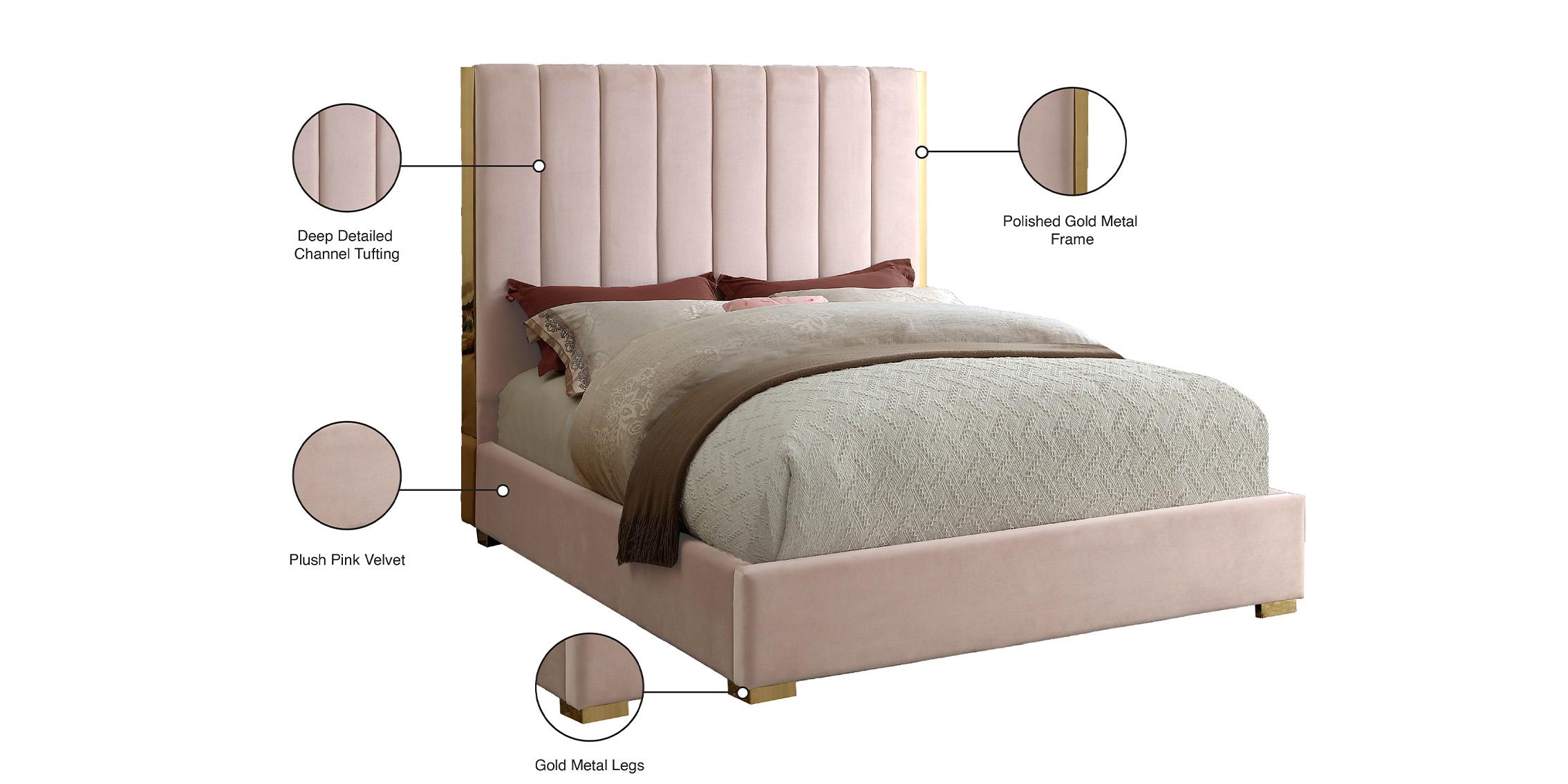 

    
Meridian Furniture BECCA Pink-F Platform Bed Pink BeccaPink-F
