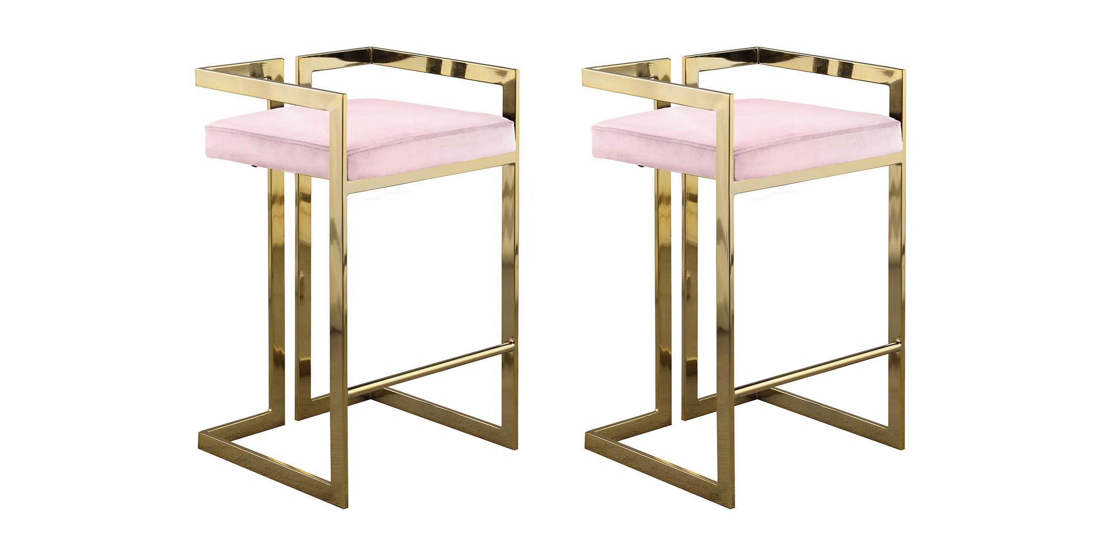 

        
Meridian Furniture EZRA 912Pink Counter Stool Set Pink/Gold Velvet 704831406238

