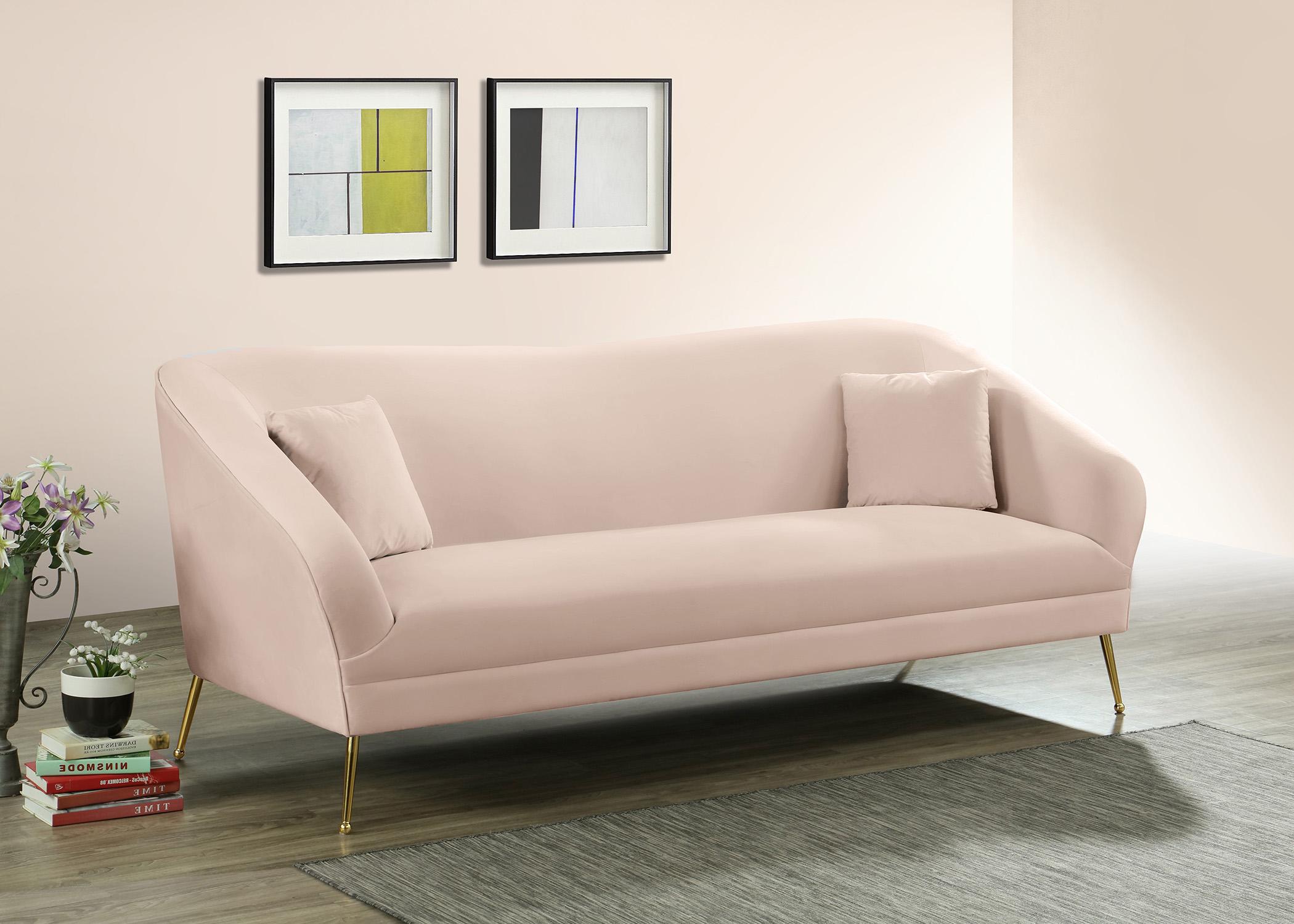 

    
658Pink-Set-2 Meridian Furniture Sofa Set
