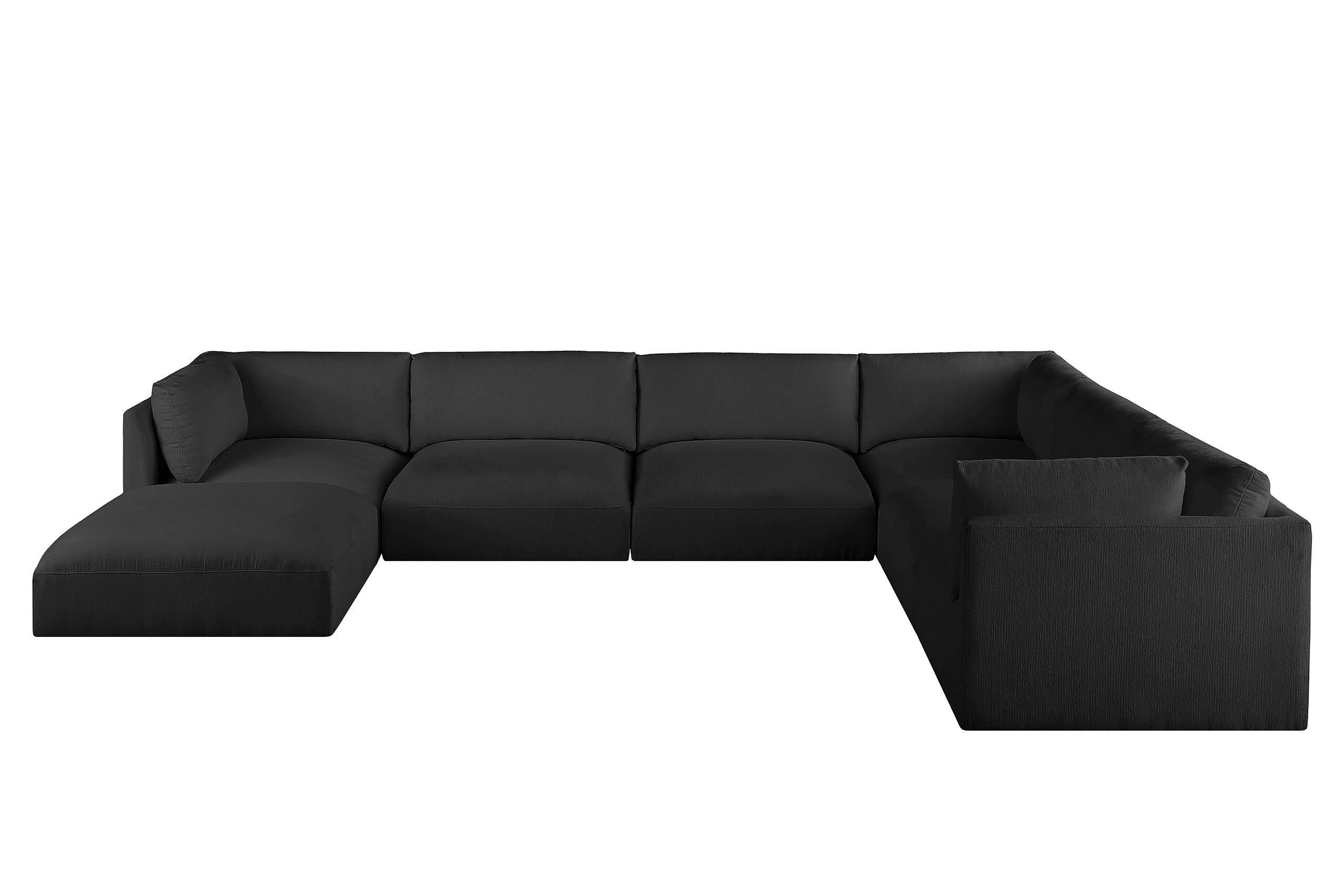 

        
Meridian Furniture EASE 696Black-Sec7A Modular Sectional Sofa Black Fabric 094308281308

