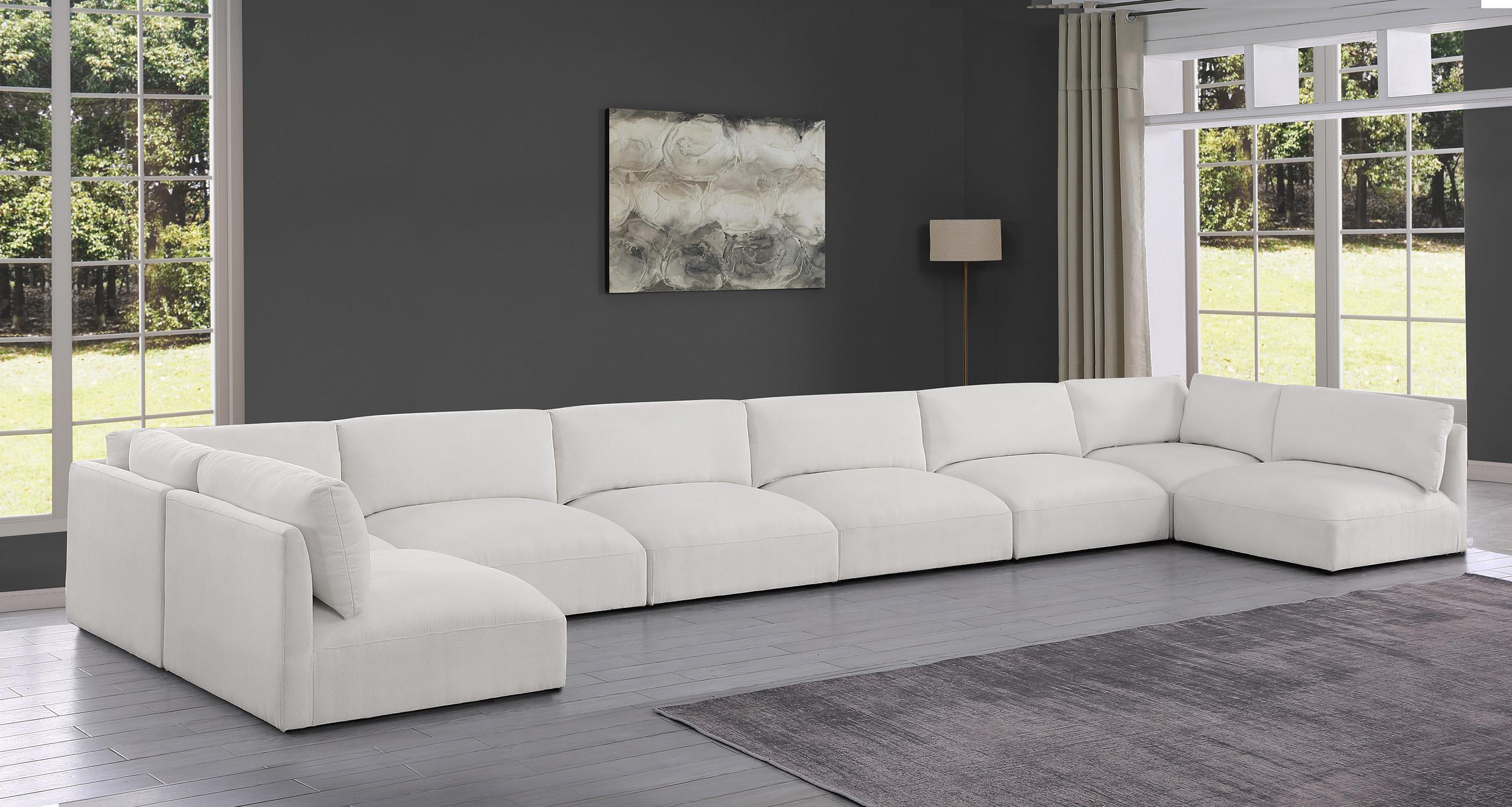 Contemporary, Modern Modular Sectional Sofa EASE 696Cream-Sec8B 696Cream-Sec8B in Cream Fabric