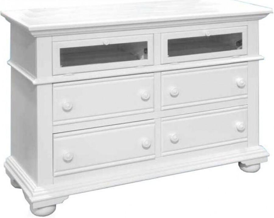 

    
Pure White Entertainment Chest 6510-232 COTTAGE Traditions American Woodcrafters
