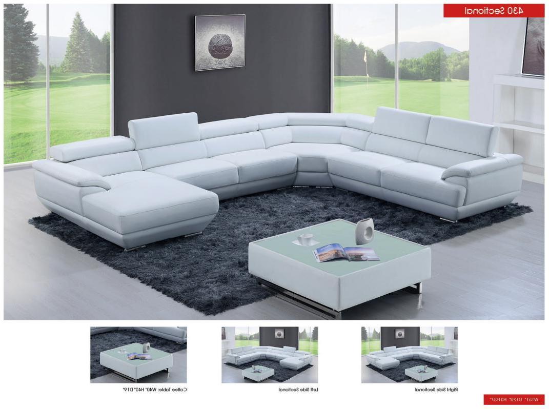 

    
Pure White Top-grain Leather Sectional Sofa Left Contemporary Modern ESF 430
