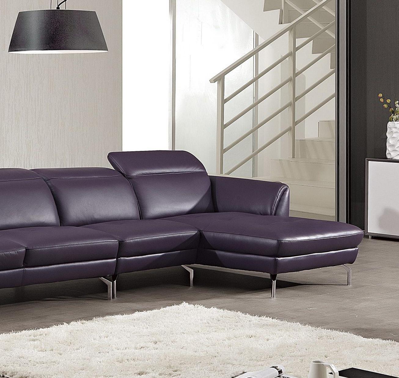 

    
American Eagle Furniture EK-L023L-PUR Sectional Sofa Purple EK-L023L-PUR
