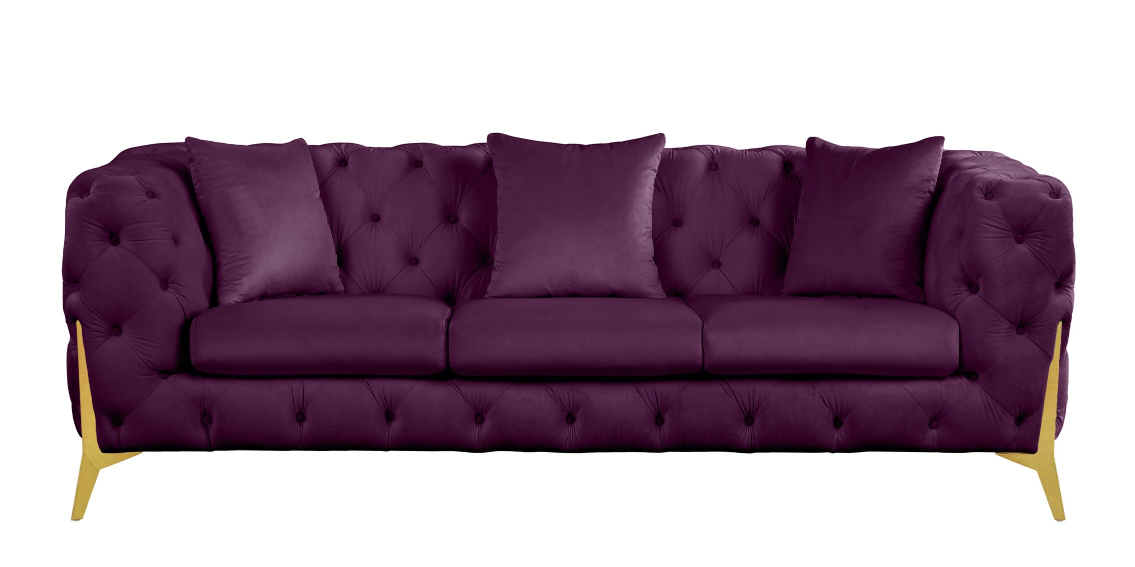 

        
Meridian Furniture KINGDOM 95Purple-S Sofa Purple Velvet 094308258409
